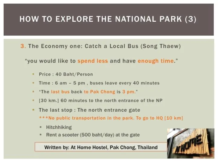 At Home Hostel, Pak Chong