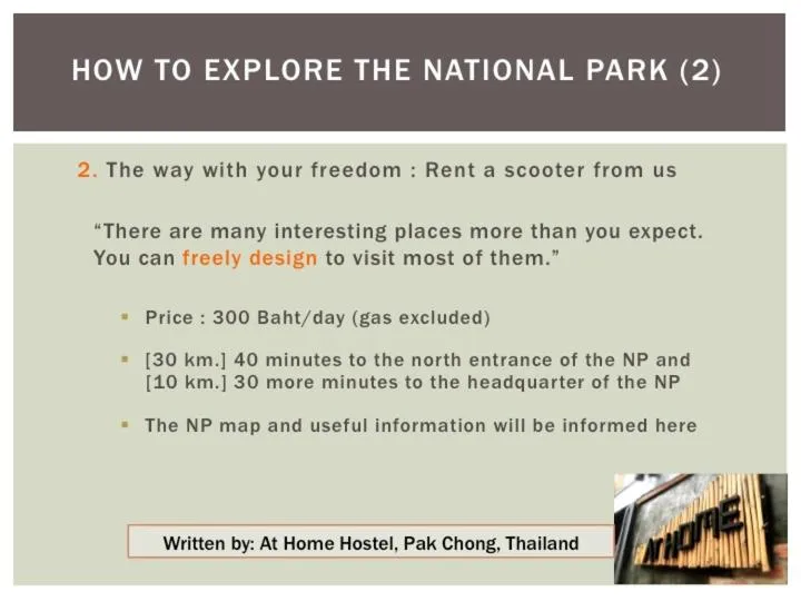 At Home Hostel, Pak Chong