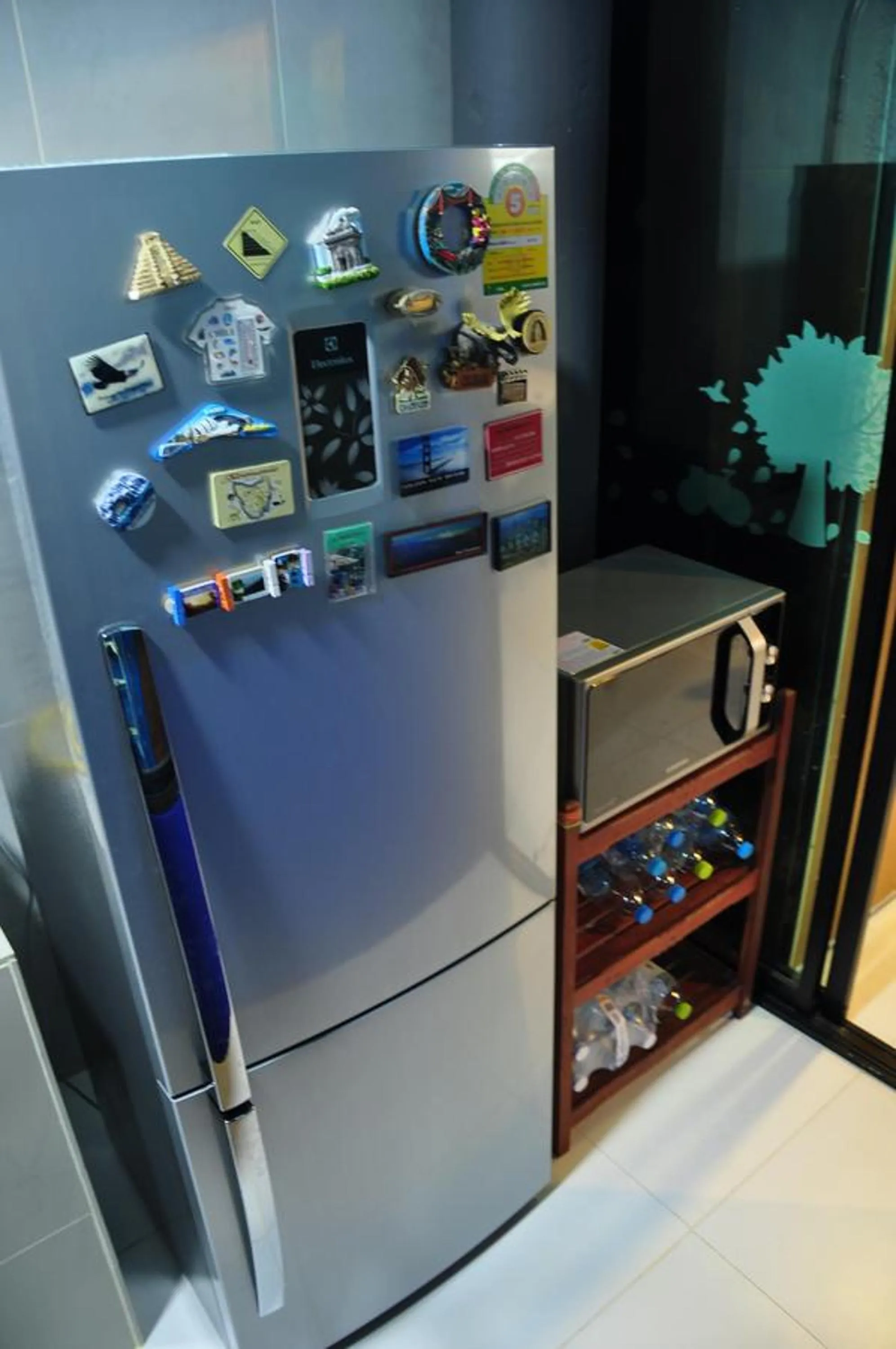 Communal kitchen in At Home Hostel, Pak Chong