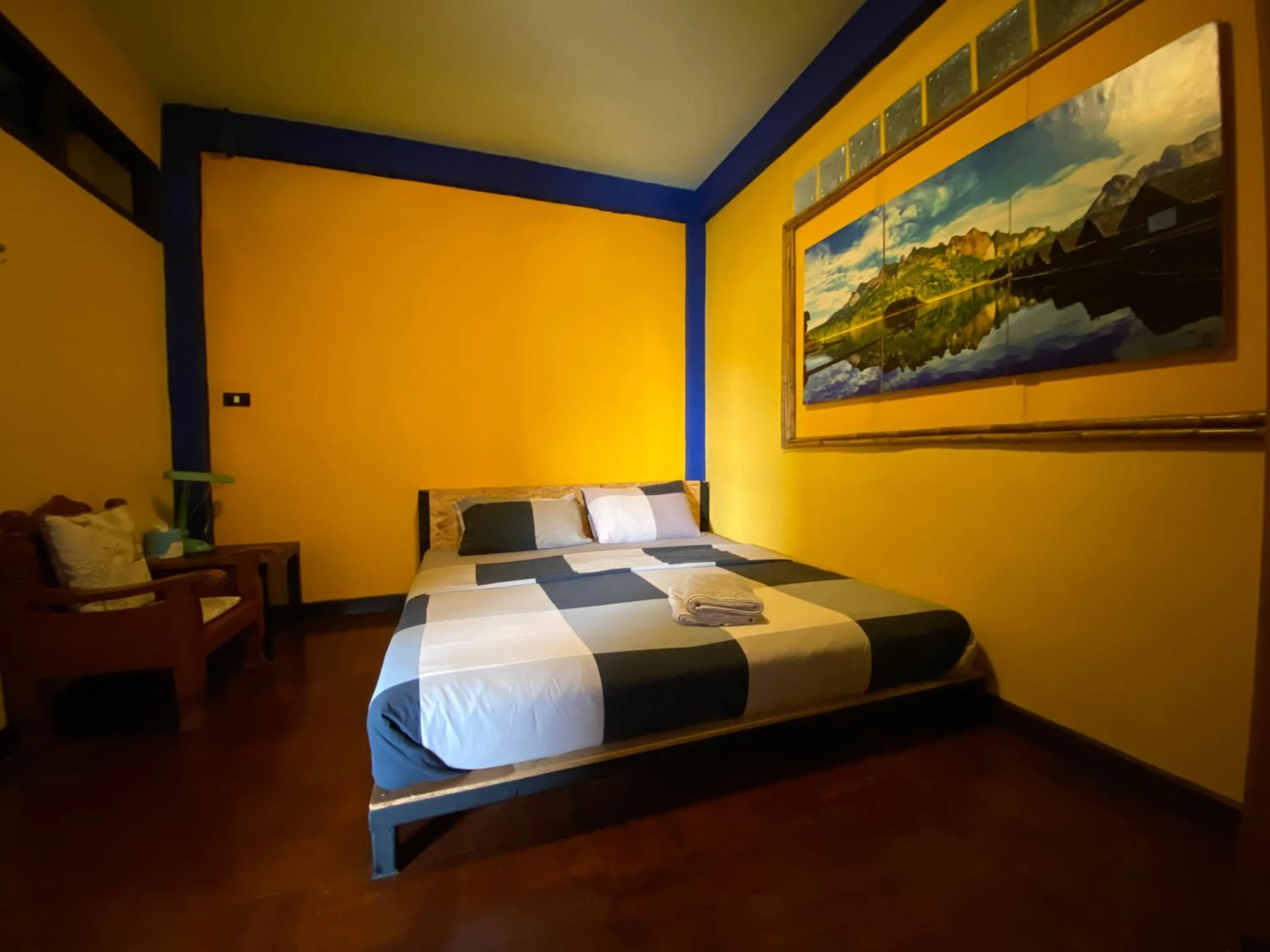 Bed in At Home Hostel, Pak Chong