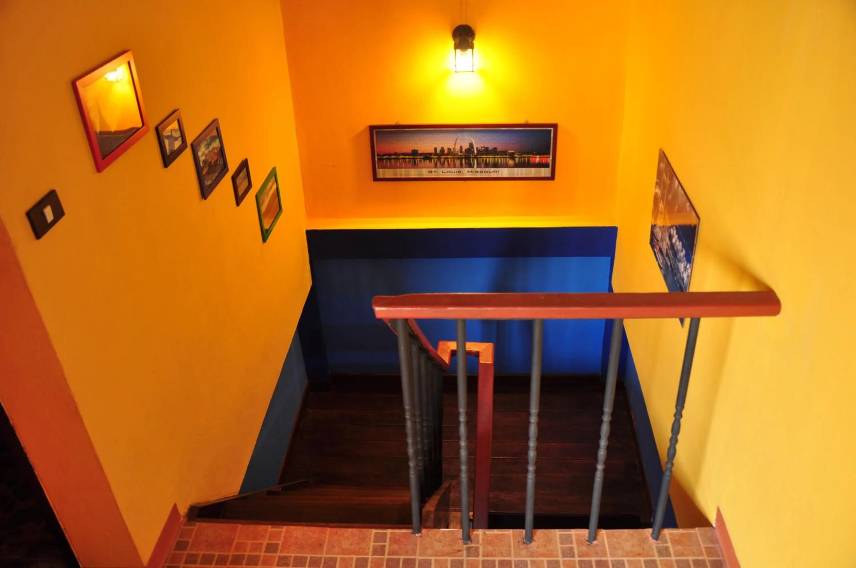 Decorative detail in At Home Hostel, Pak Chong