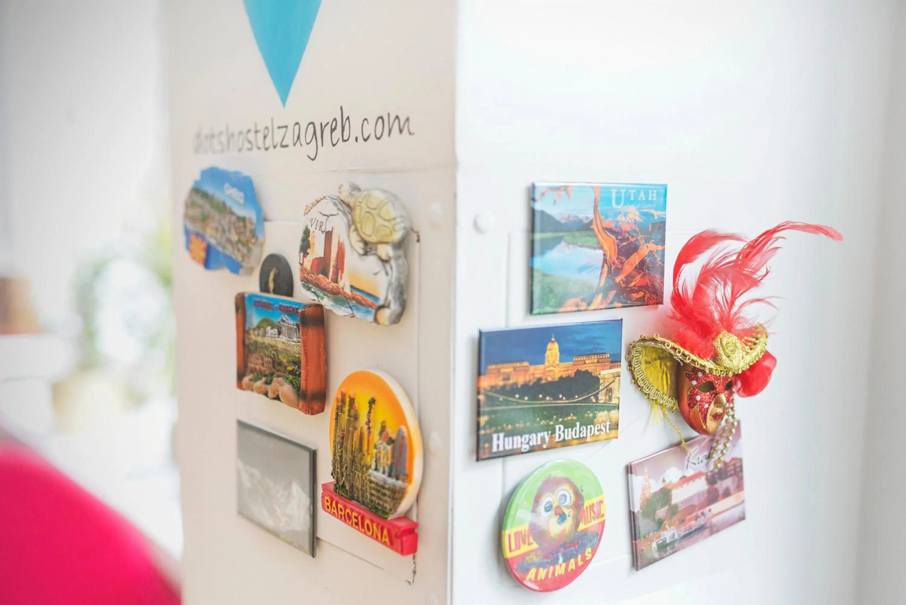 Decorative detail in The Dots Hostel