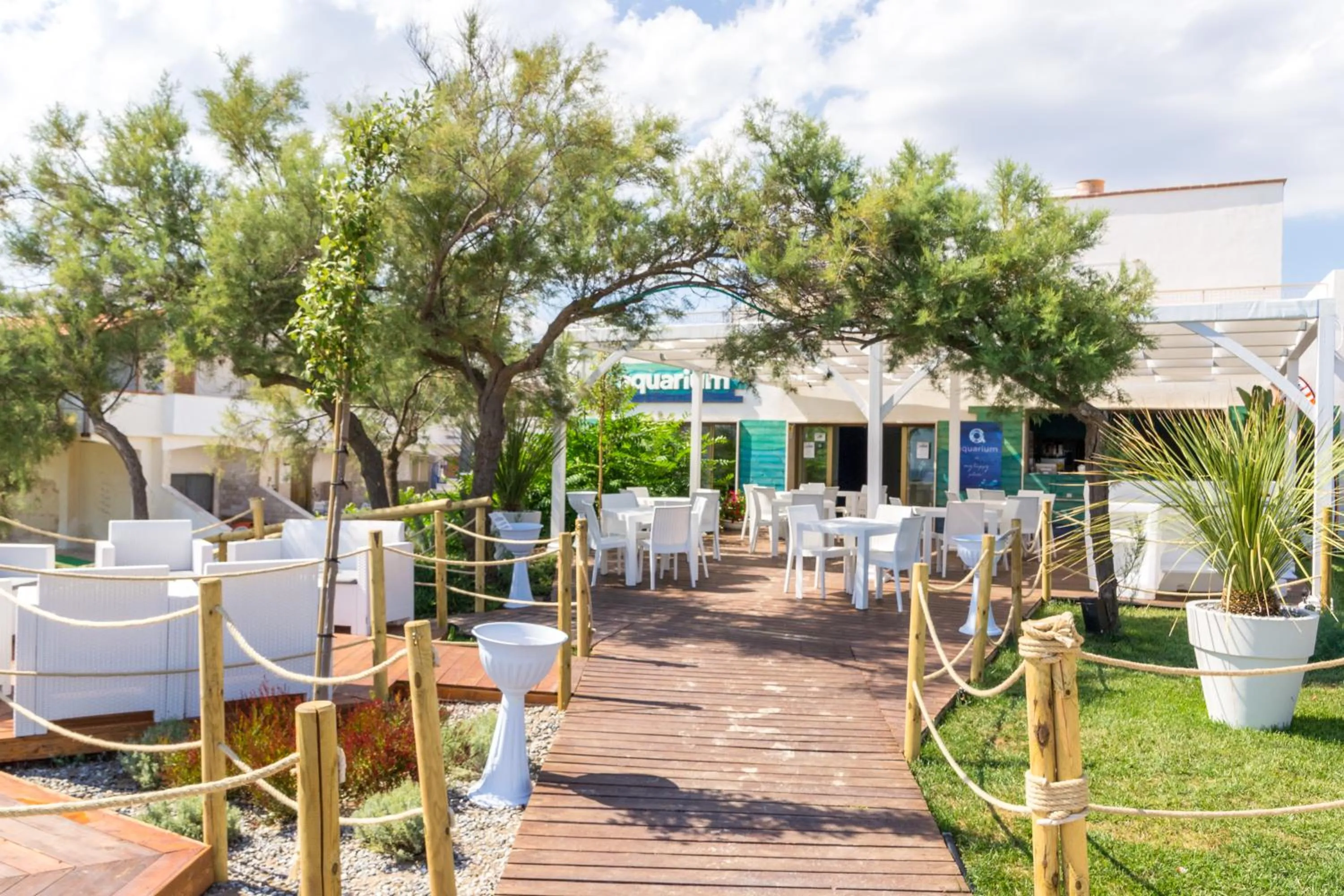 Patio in Aquarium Residence