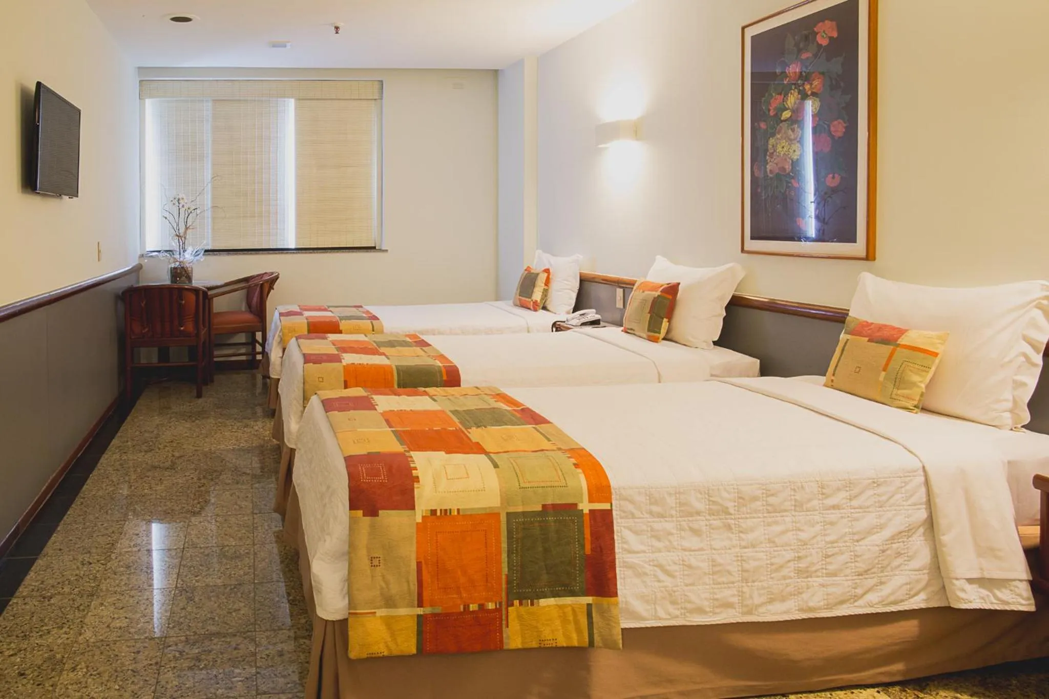 Bed in Hotel Atlantico Star