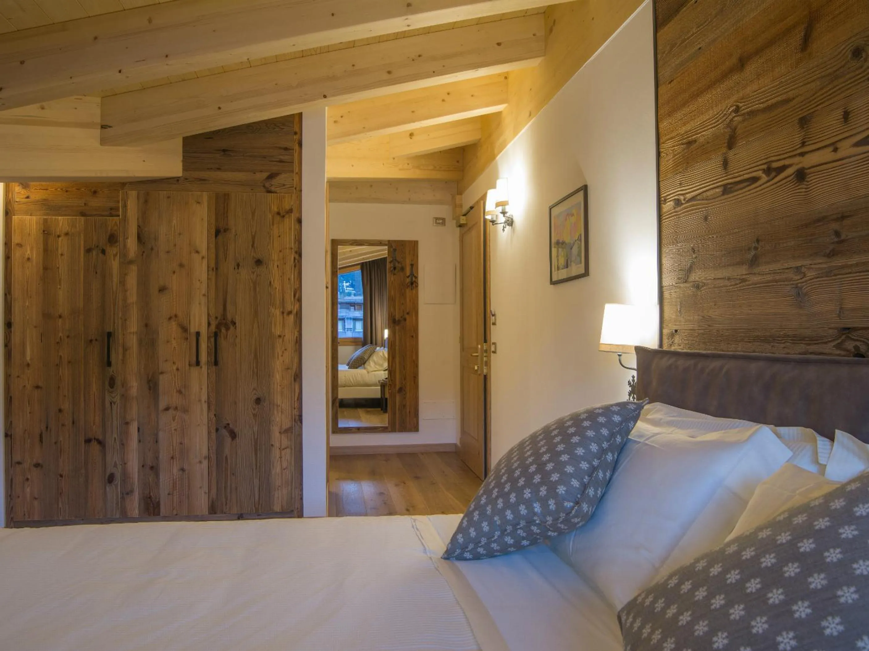 Bedroom, Bed in Hotel Garnì Caminetto