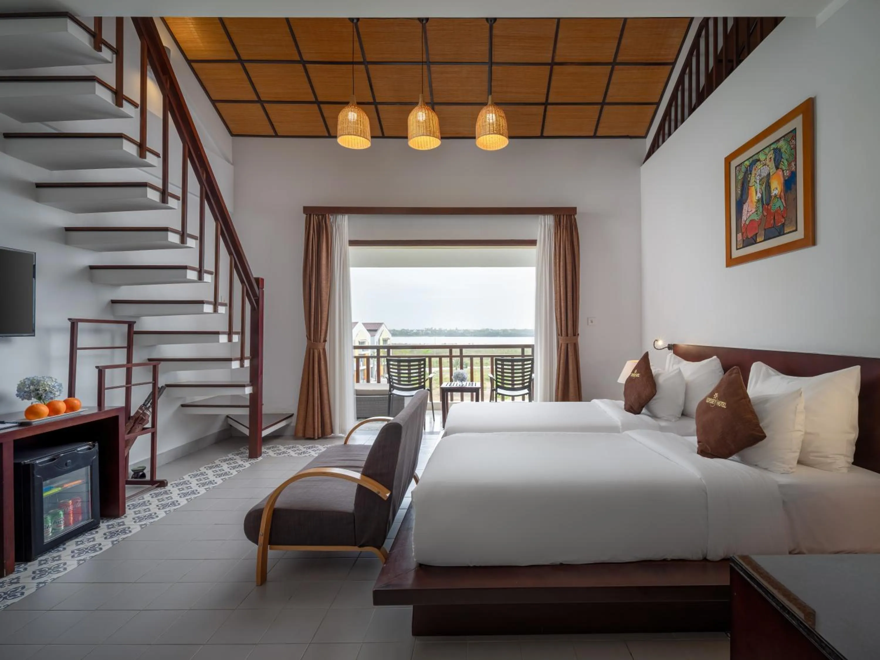 Bed in Hoi An Odyssey Hotel & Spa