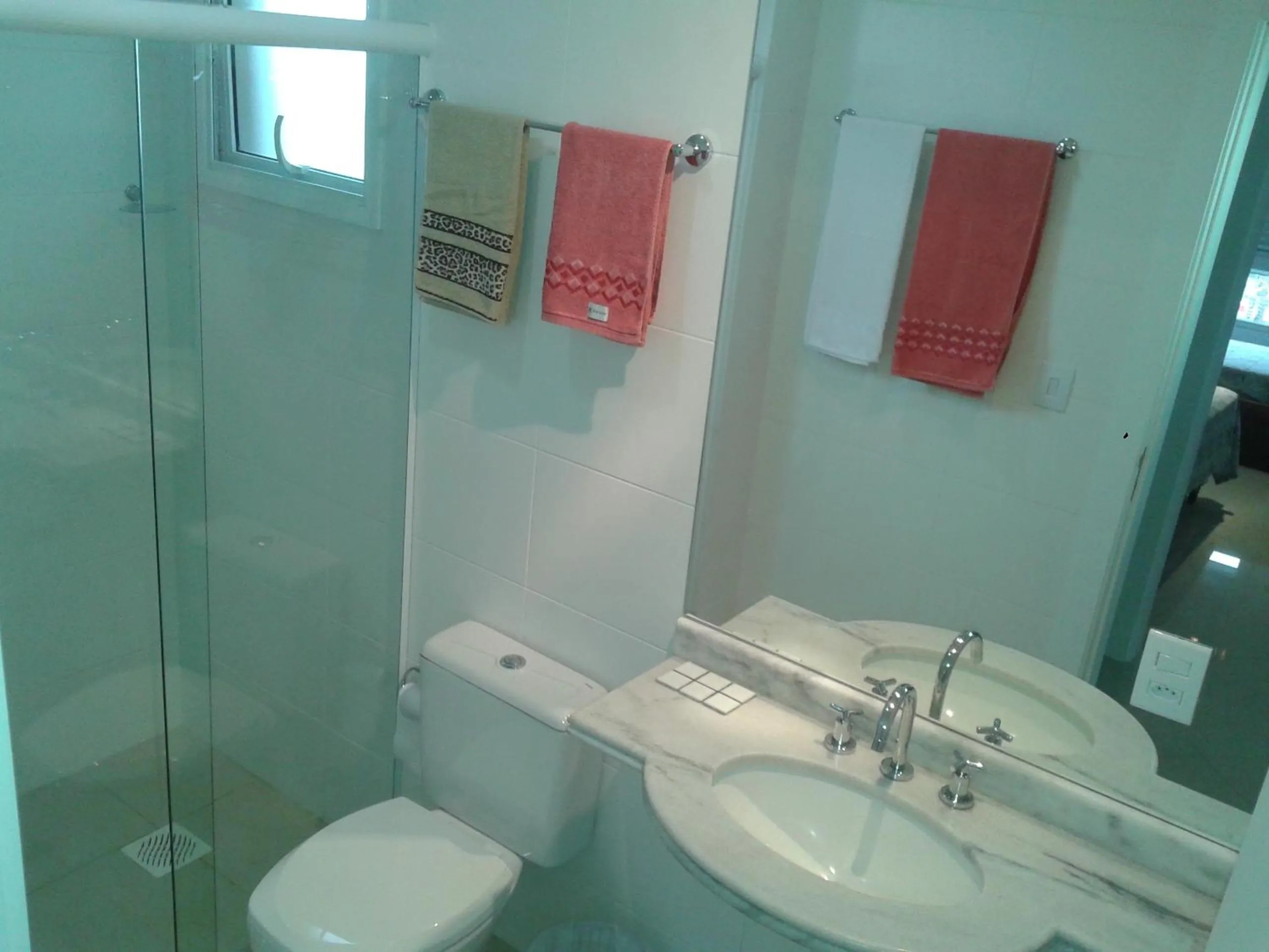 Bathroom in Apartamento no 20 piso com 90m2 e linda vista