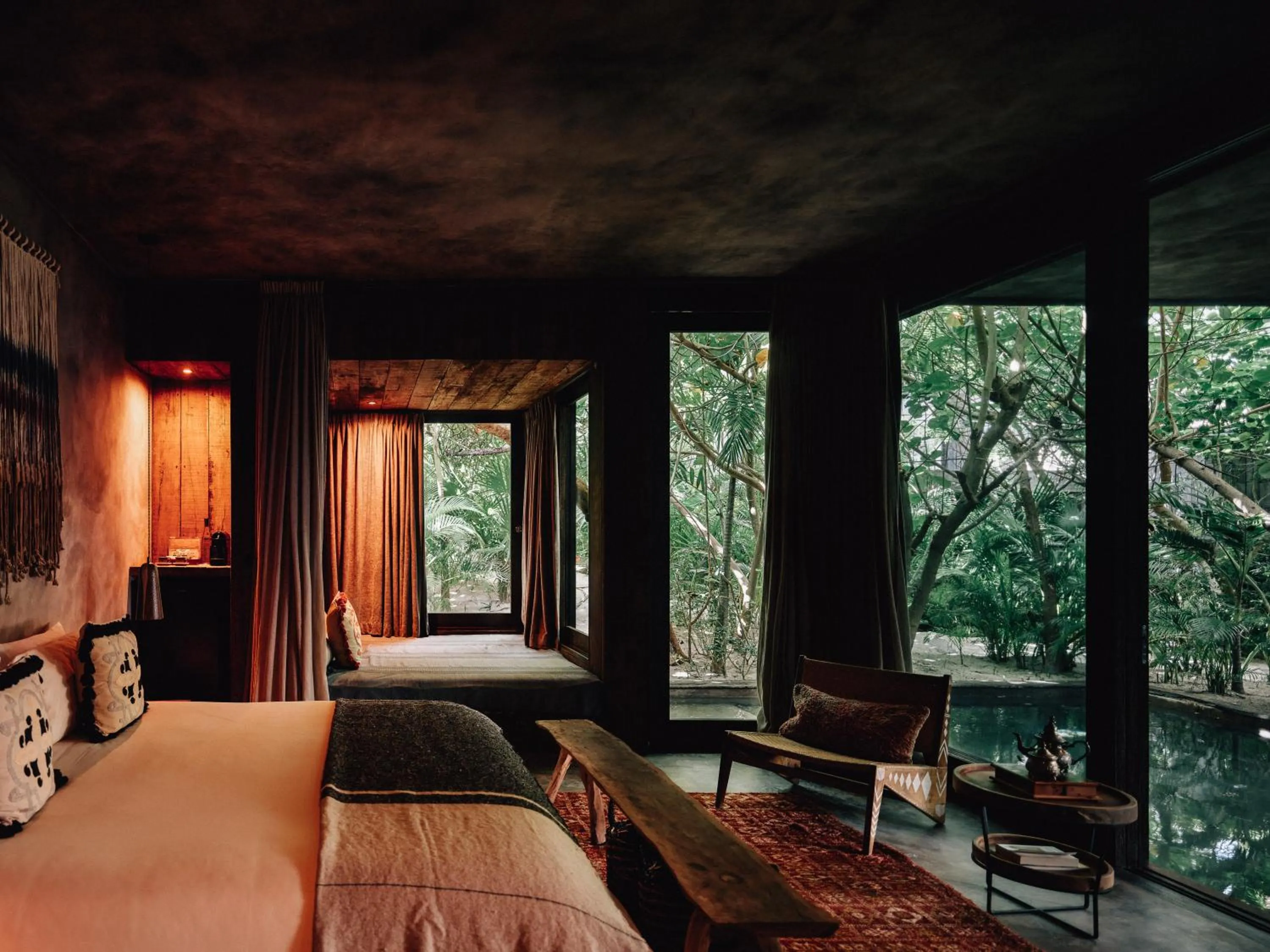 Bed in Nômade Temple Tulum