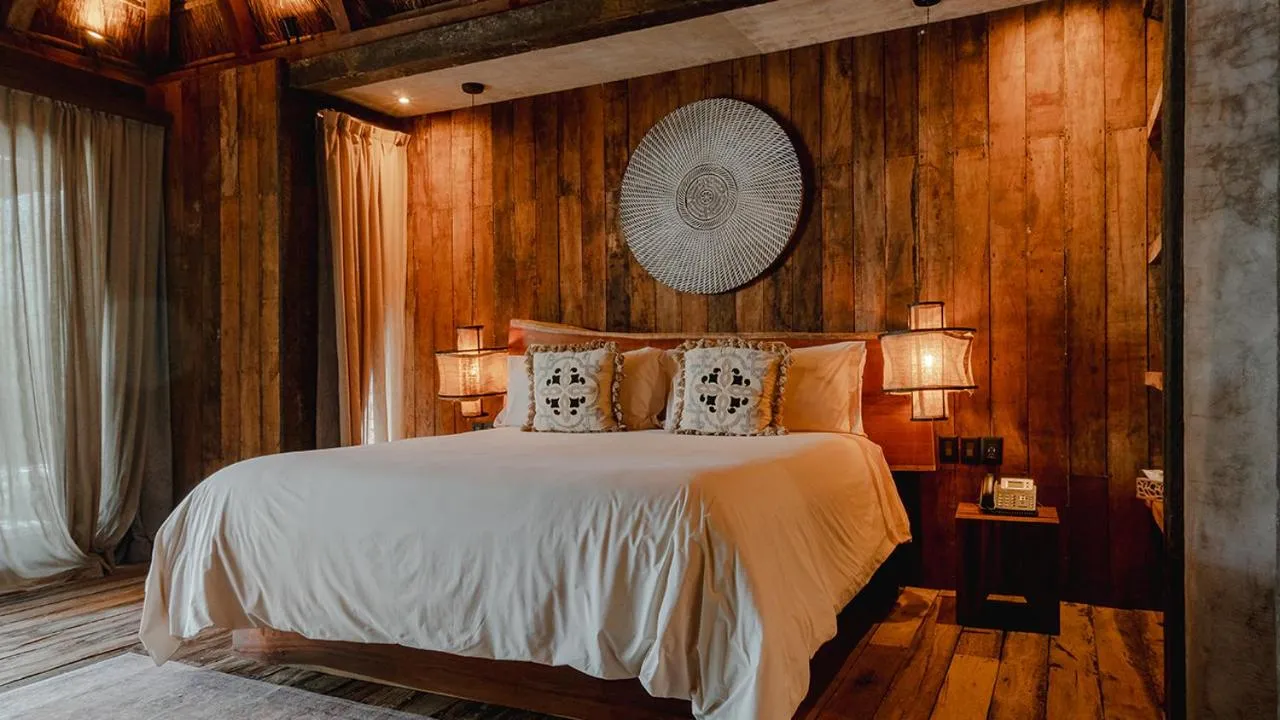 Bed in Nômade Temple Tulum