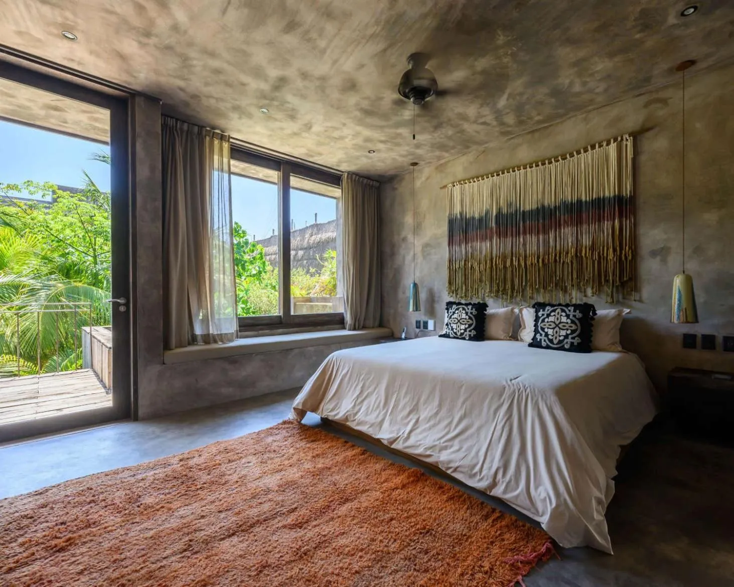 Bedroom, Bed in Nômade Temple Tulum