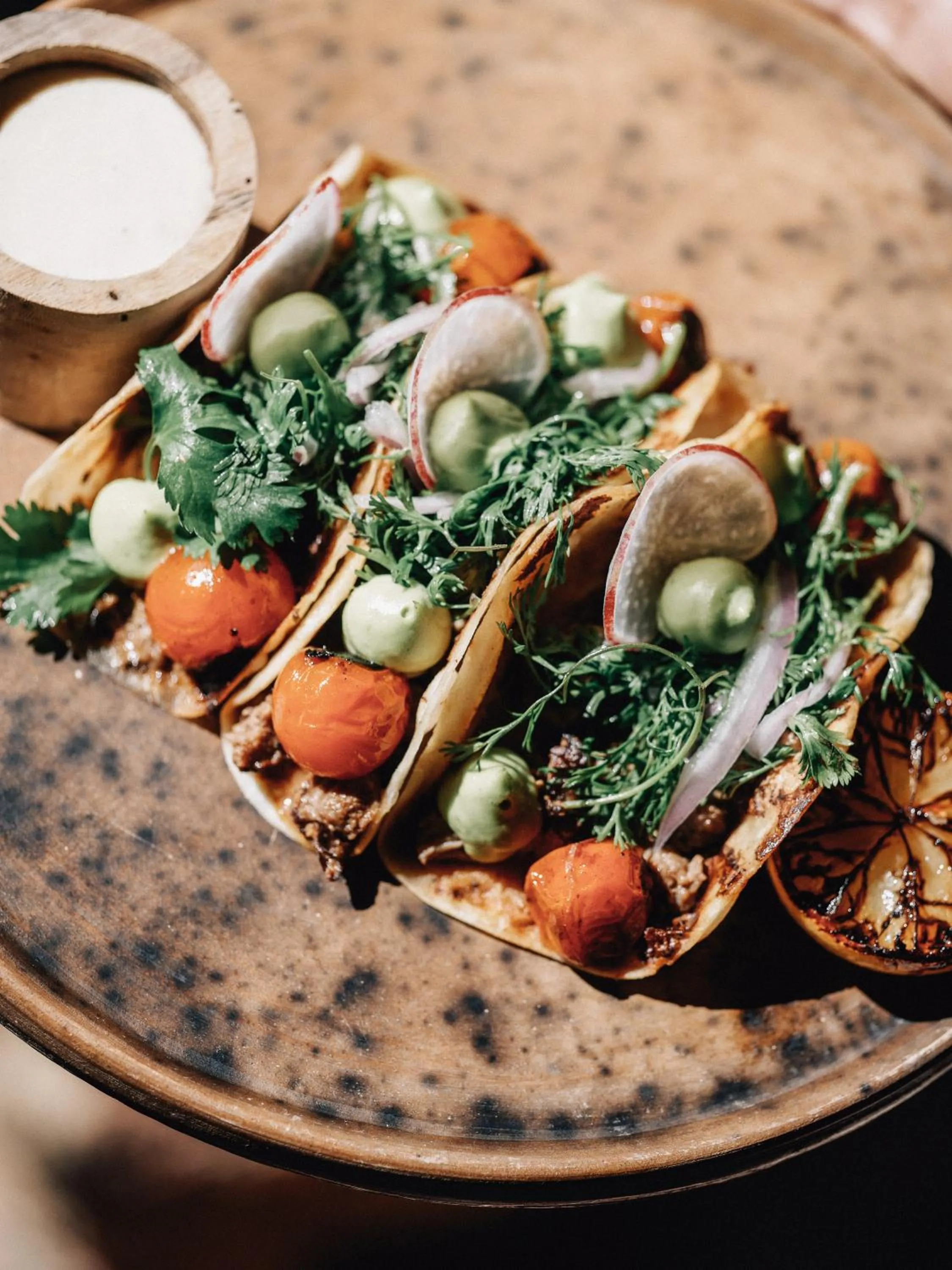 Food in Nômade Temple Tulum