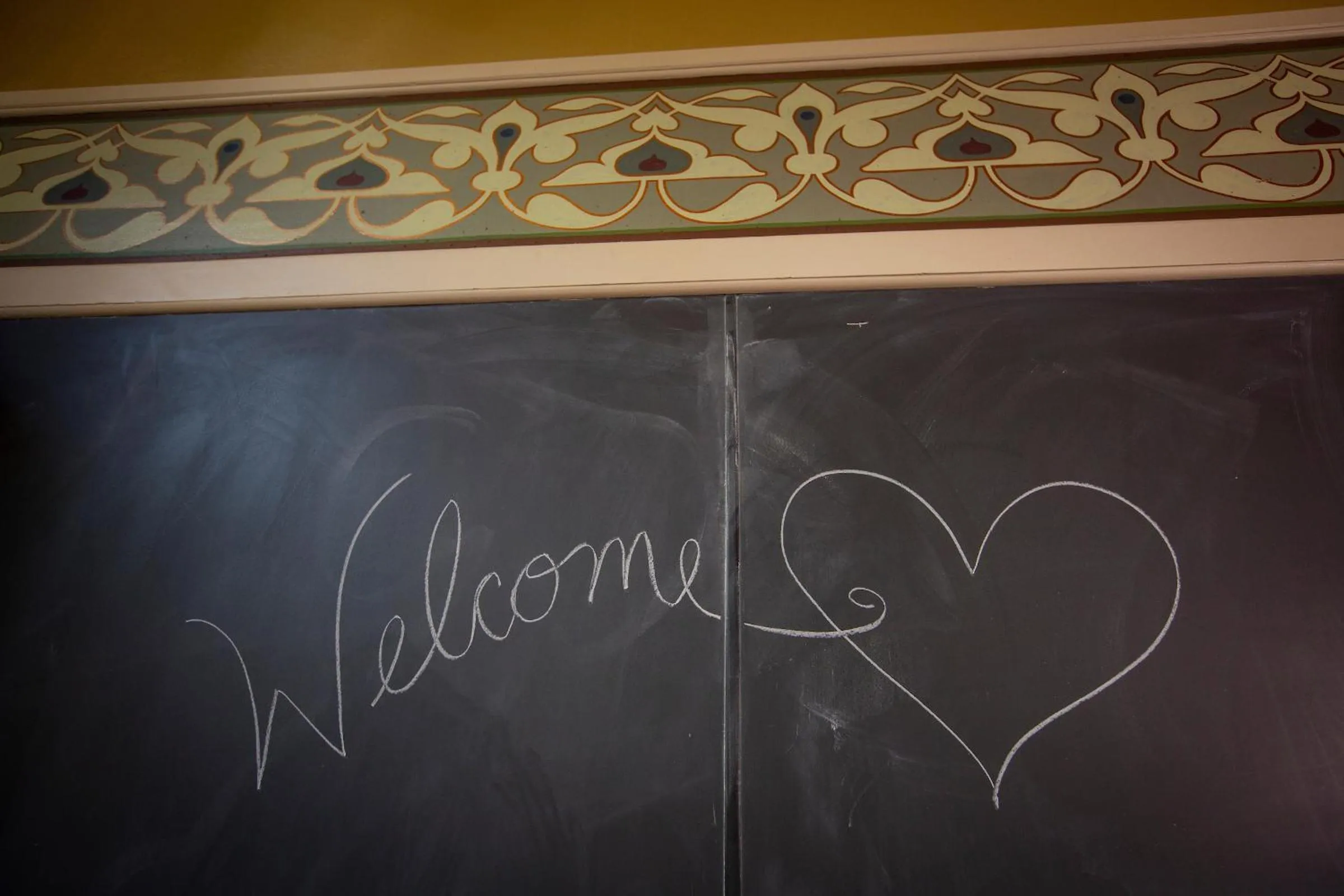 Decorative detail in McMenamins Kennedy School