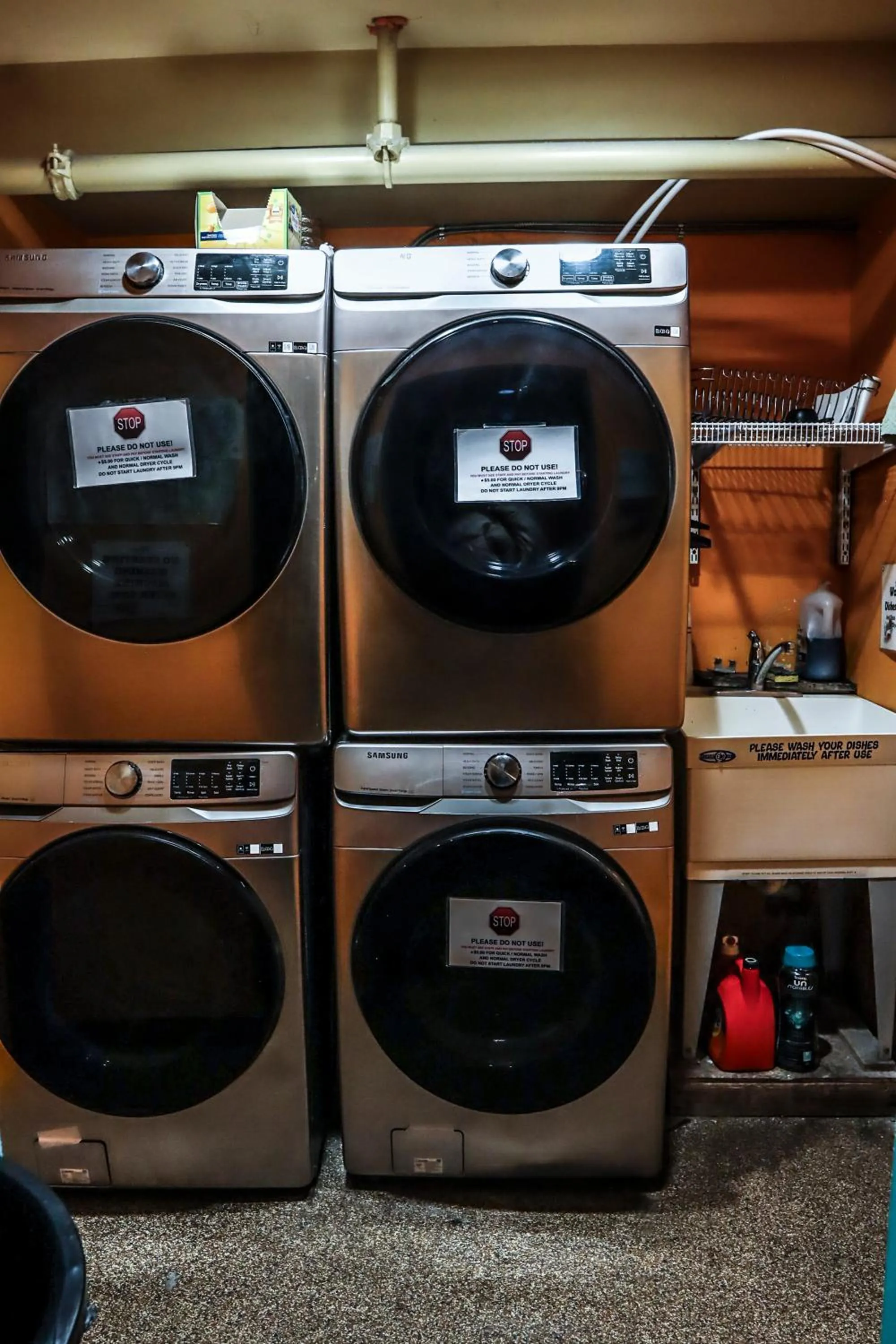 laundry in Treasure State Hostel