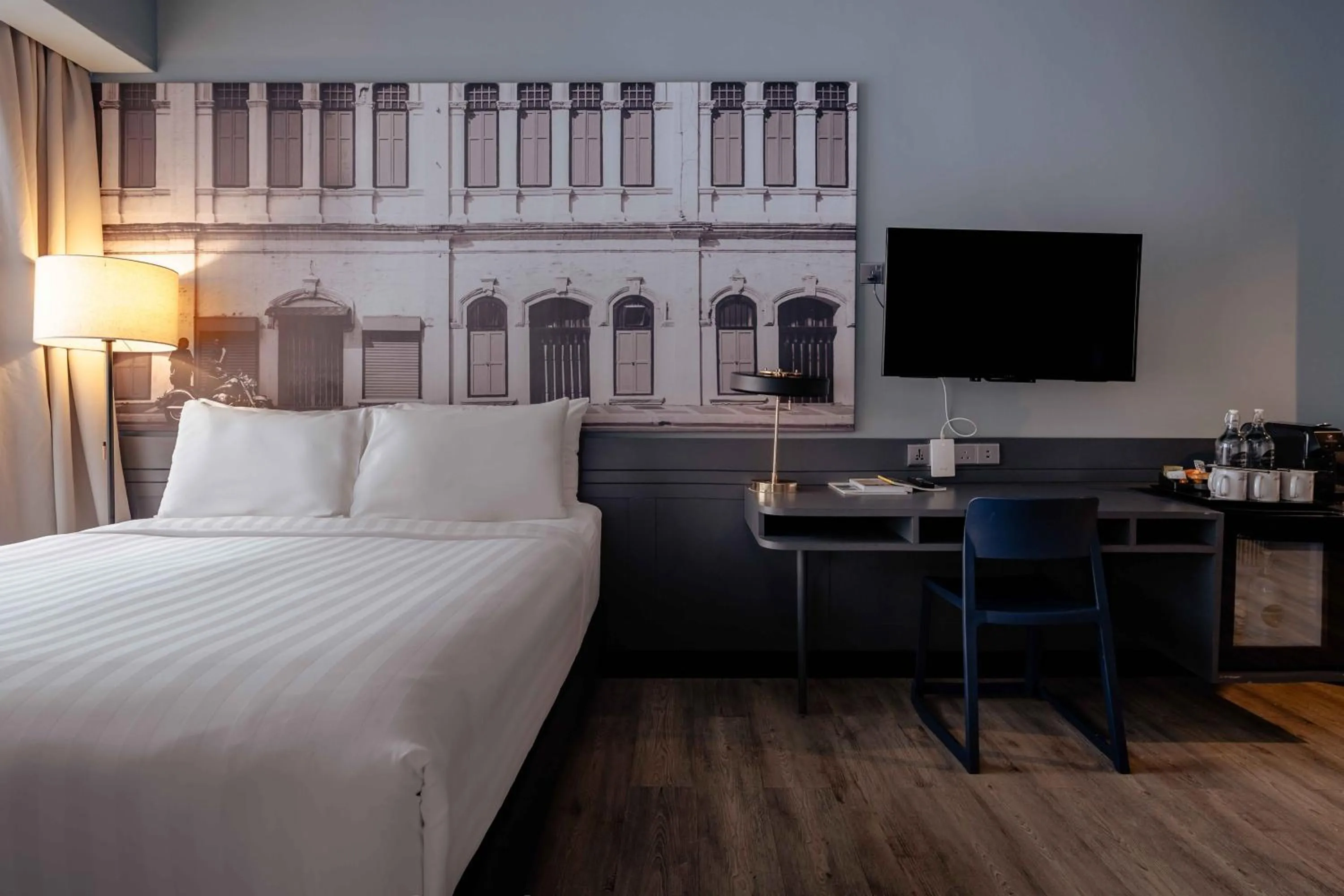 Bed in The Kuala Lumpur Journal Hotel