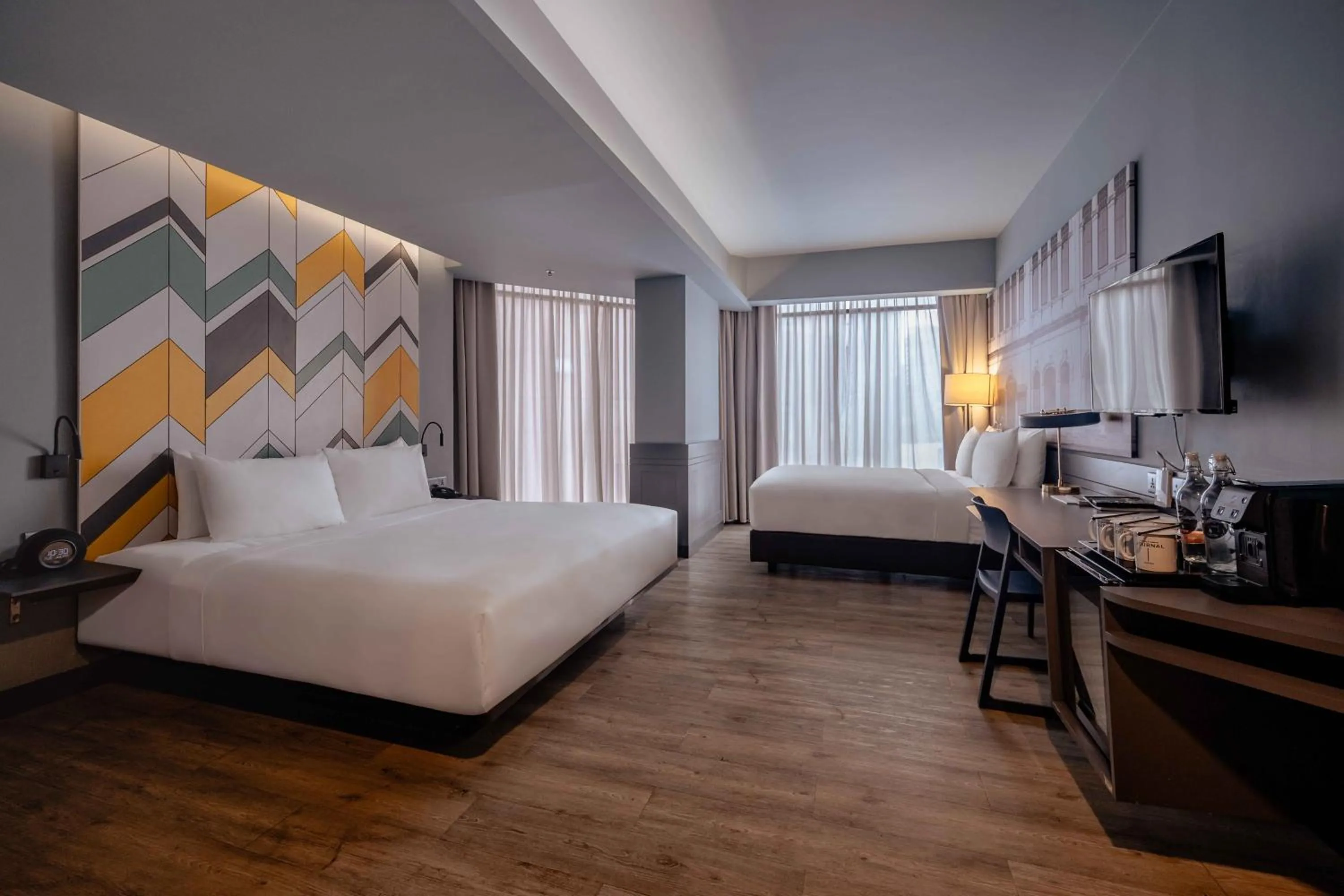 Bed in The Kuala Lumpur Journal Hotel