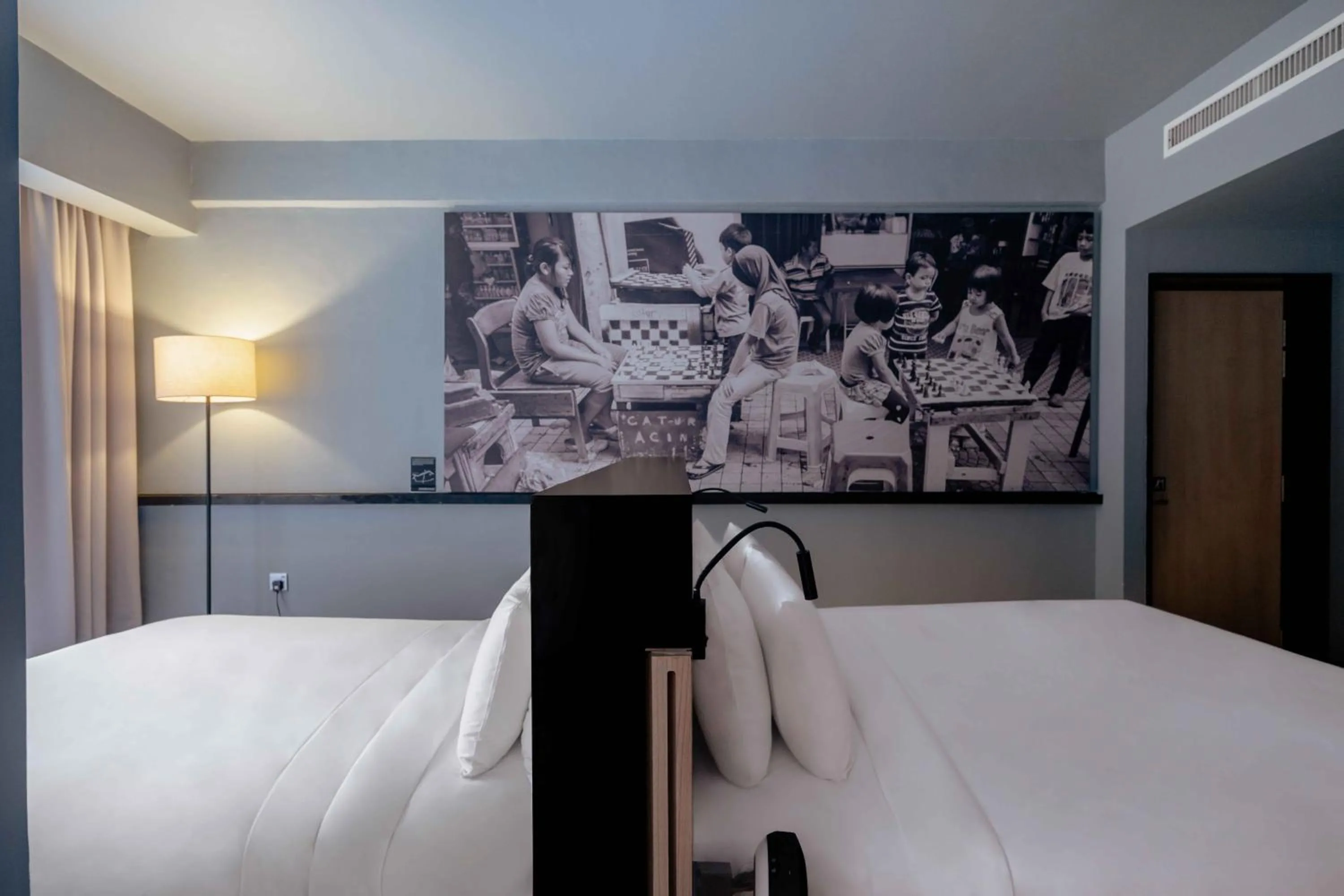 Bed in The Kuala Lumpur Journal Hotel