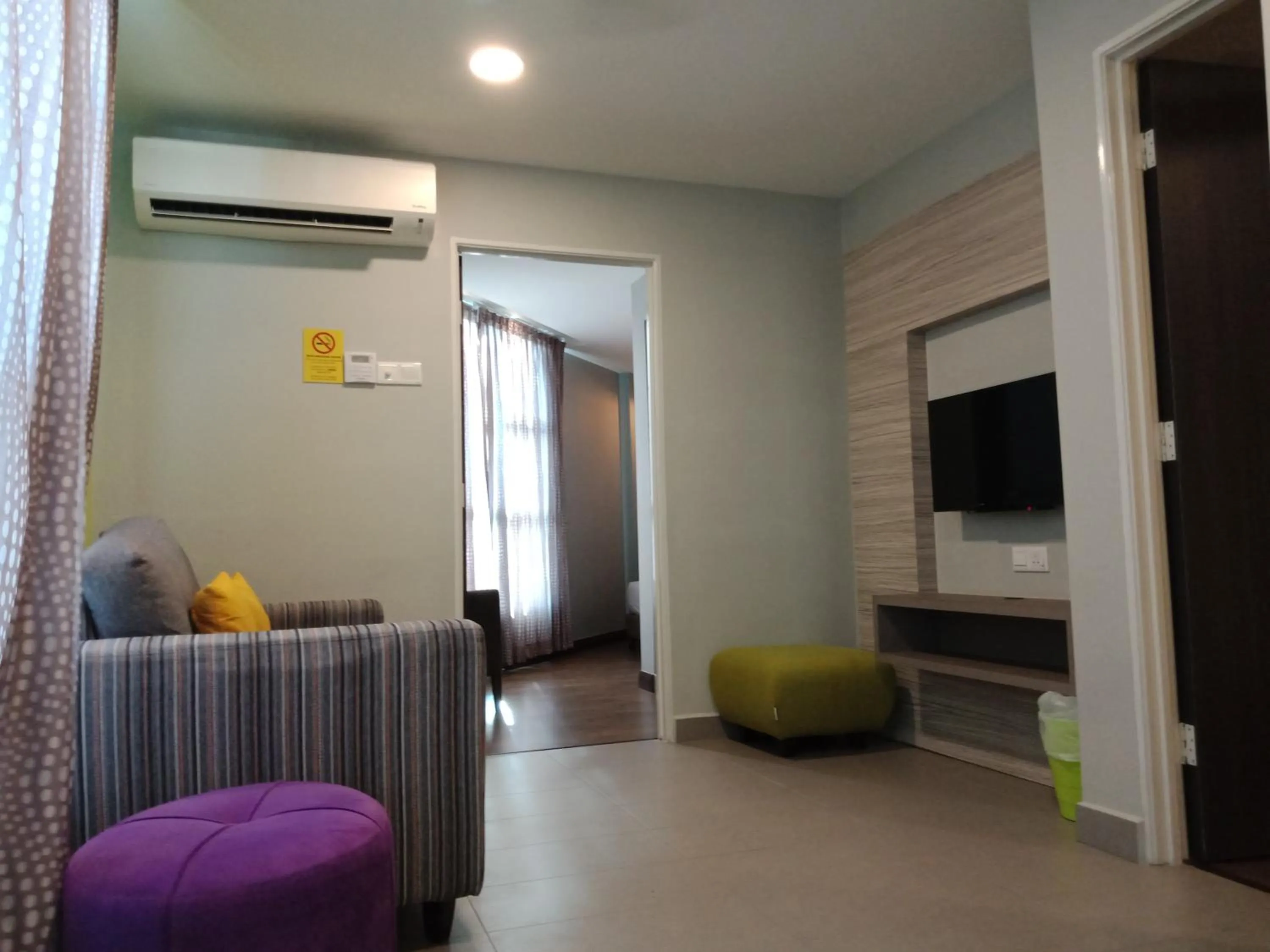 Living room in Lemon 8 Boutique Hotel @ Melaka