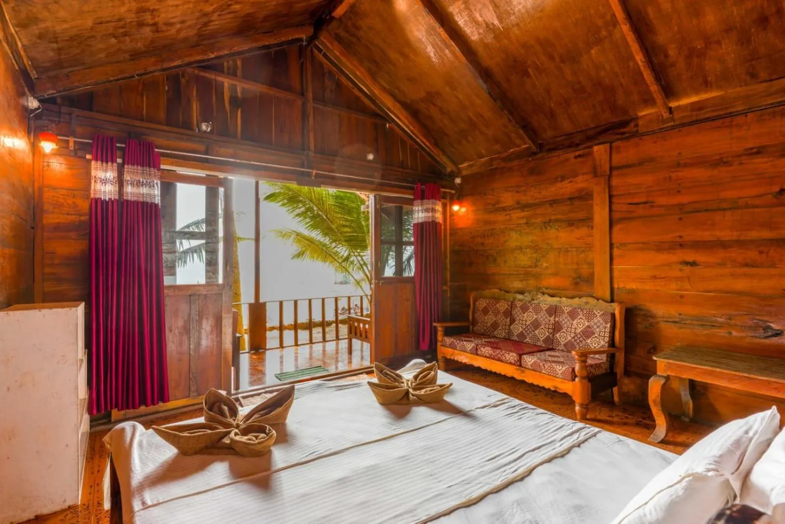 Property building, Bed in Blue Lagoon Resort Goa