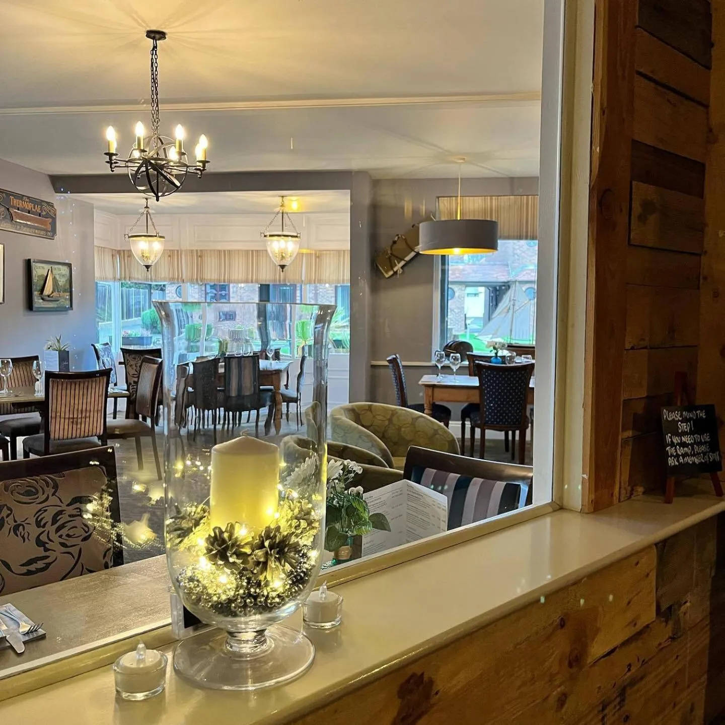 Dining area in The Birdham Hotel & Restaurant