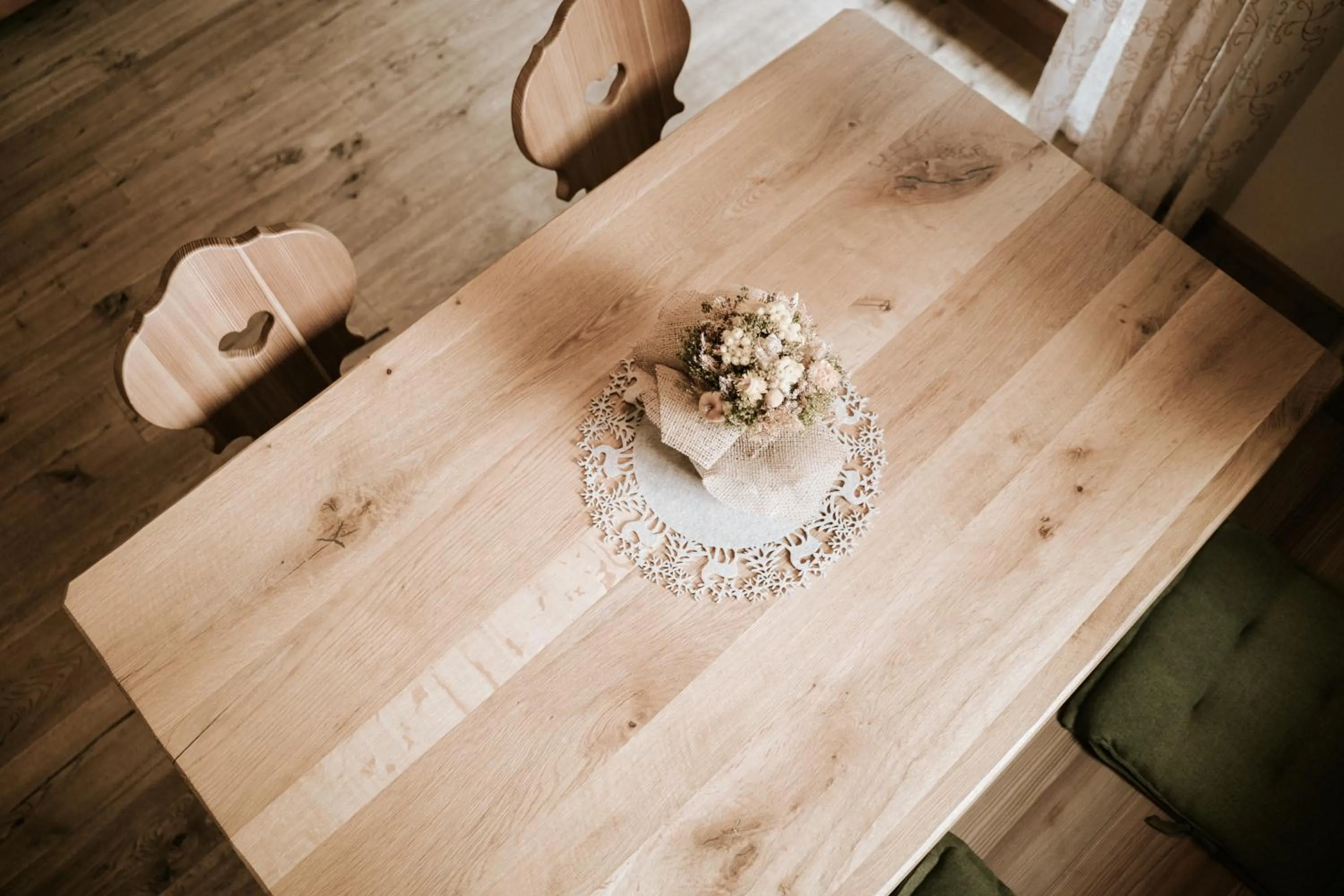 Living room in Chalet Mornà