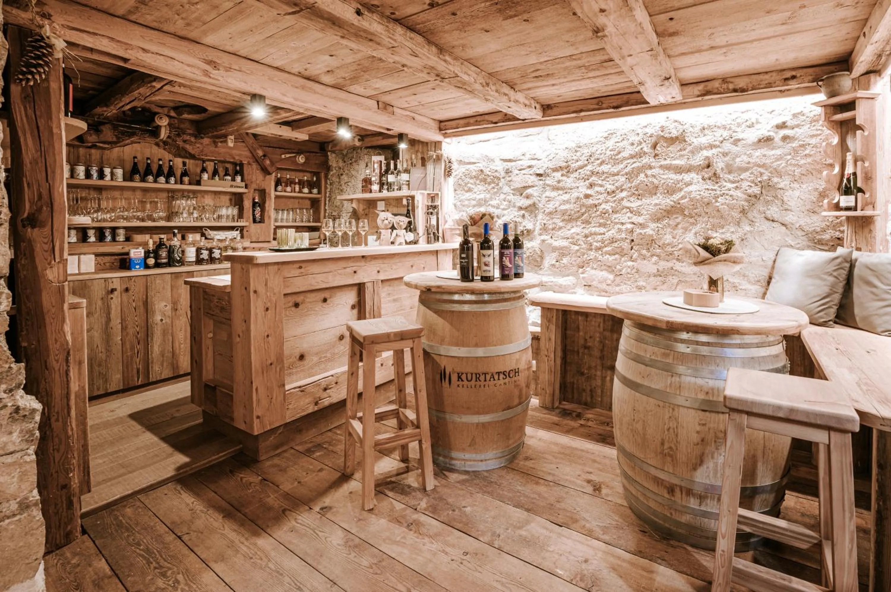 Food and drinks in Chalet Mornà