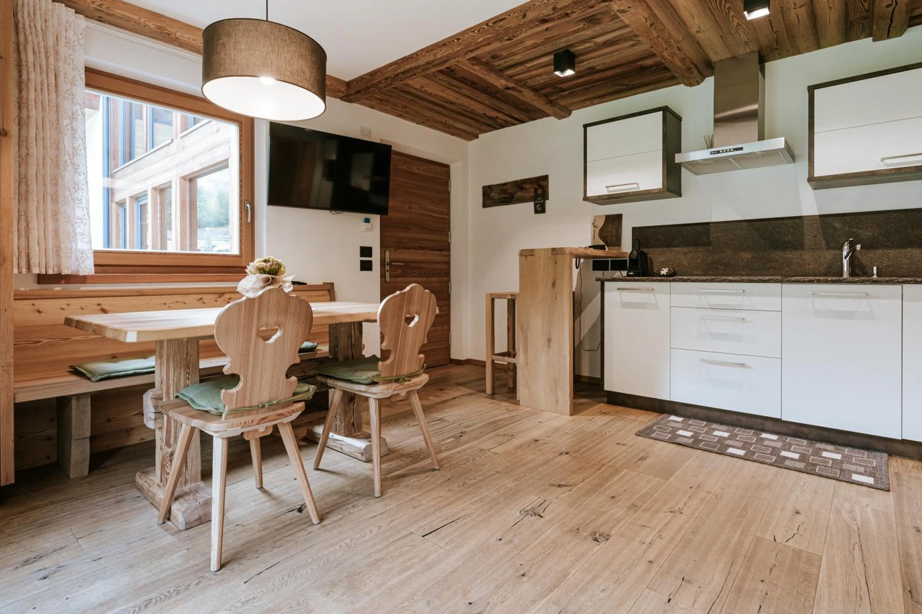 Living room in Chalet Mornà