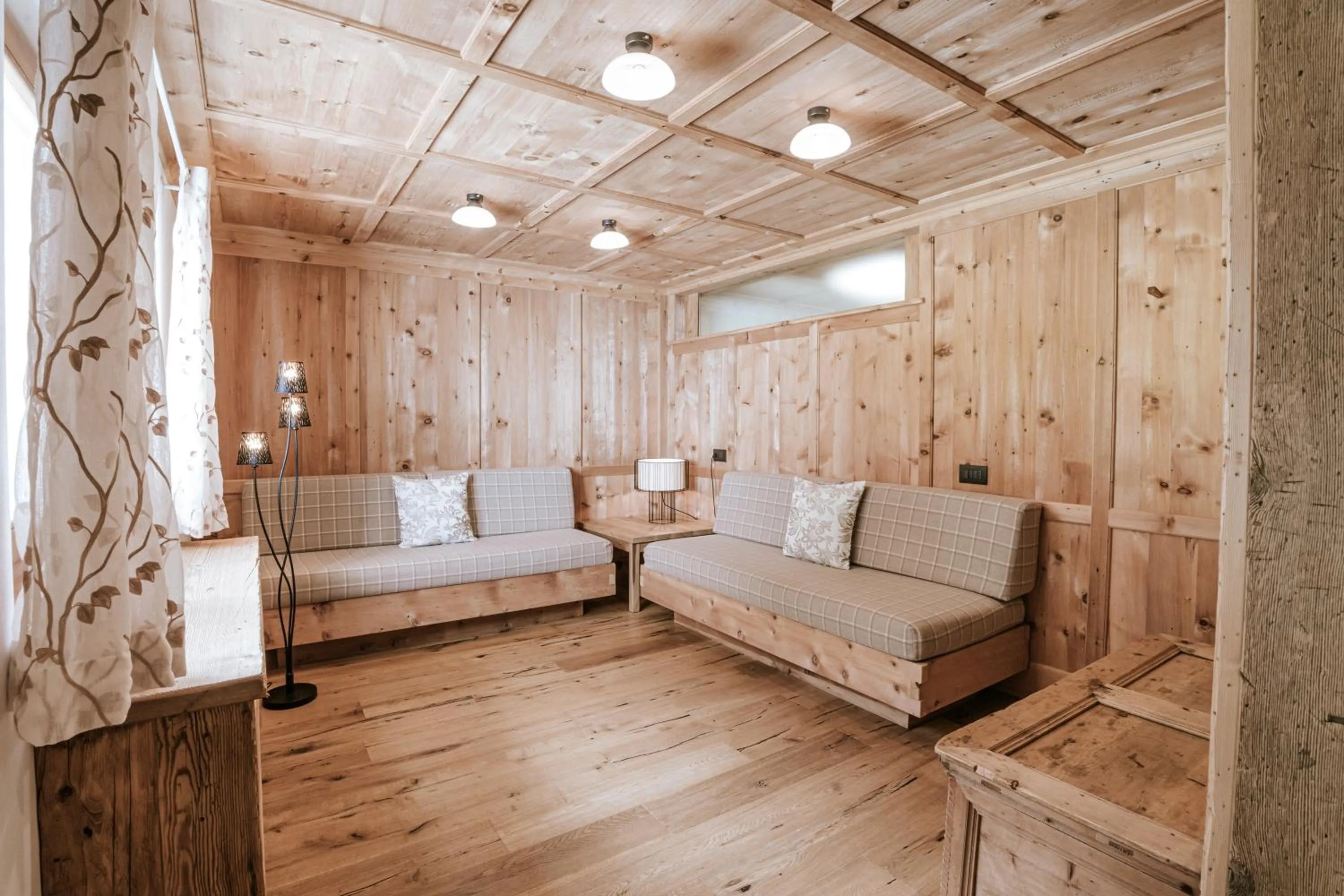 Bed in Chalet Mornà