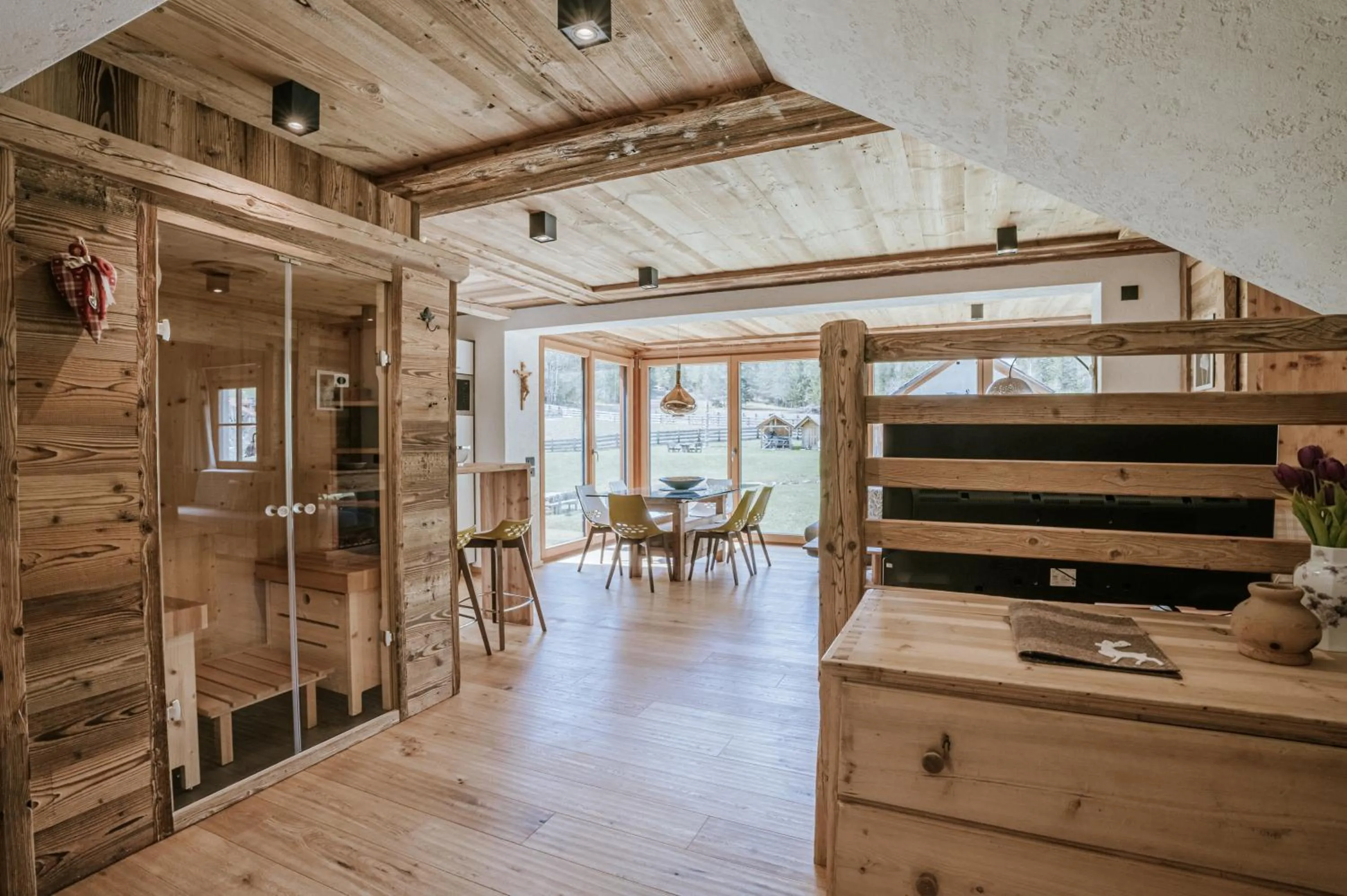 Sauna in Chalet Mornà
