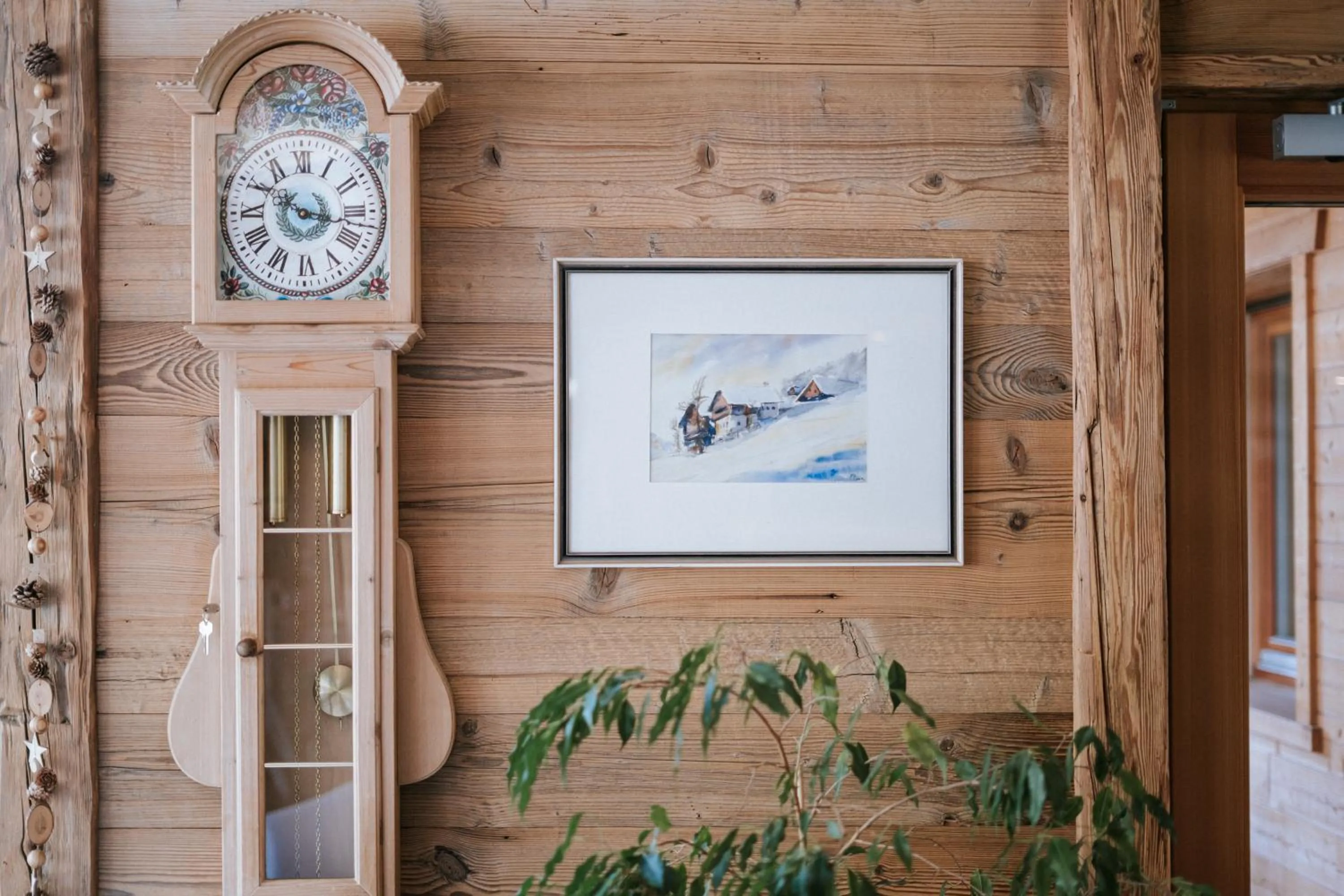 Decorative detail in Chalet Mornà