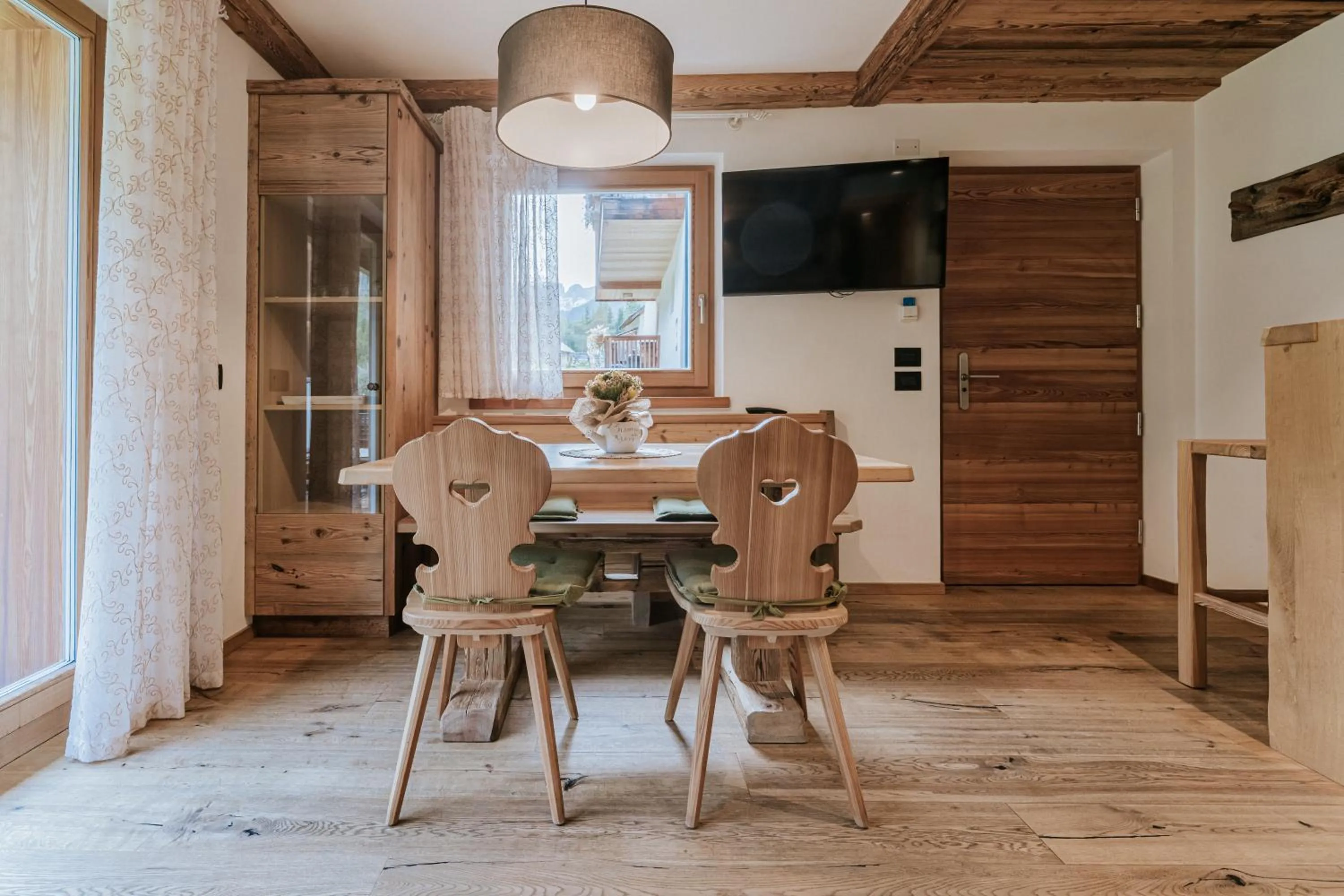 Living room in Chalet Mornà