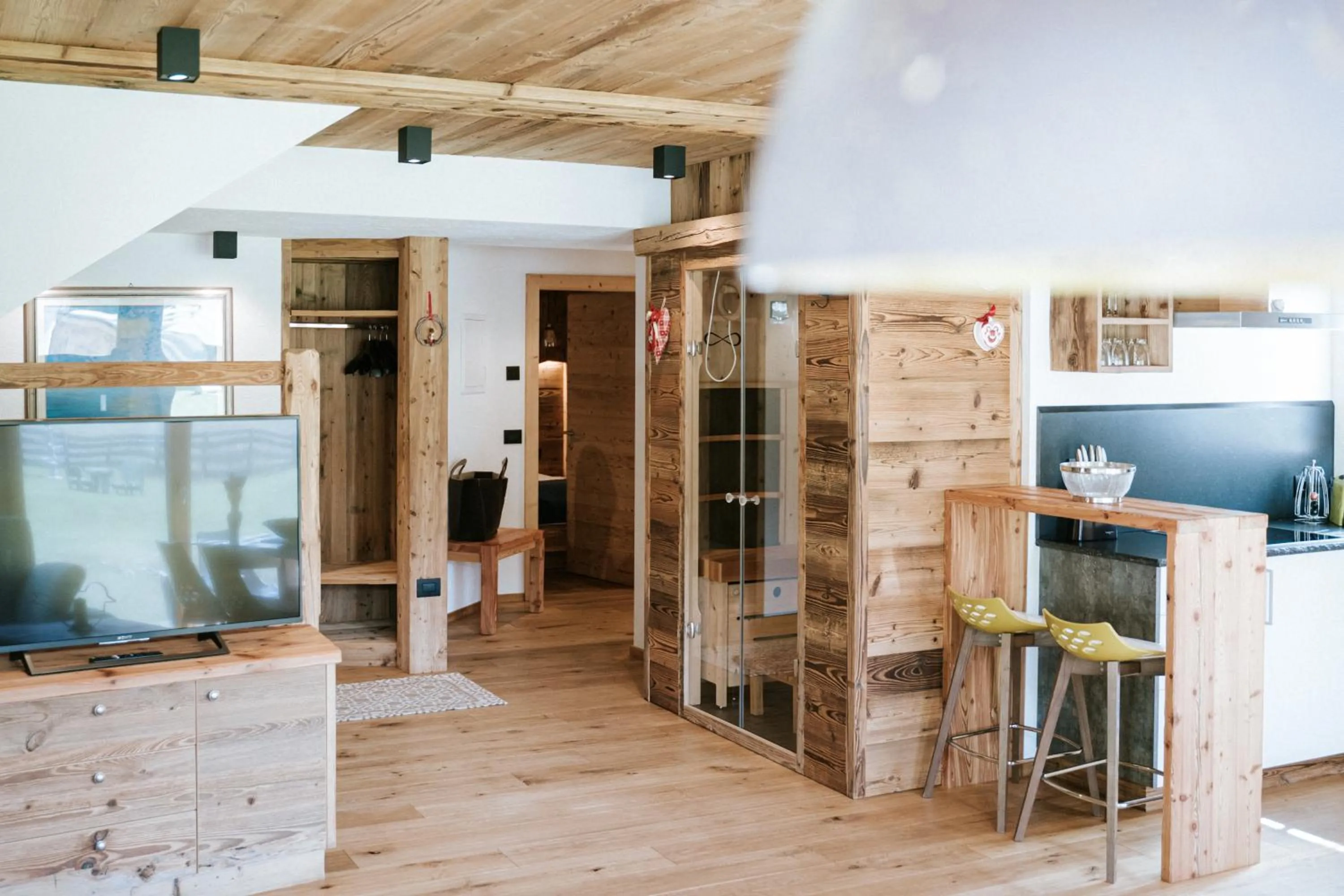 Sauna in Chalet Mornà