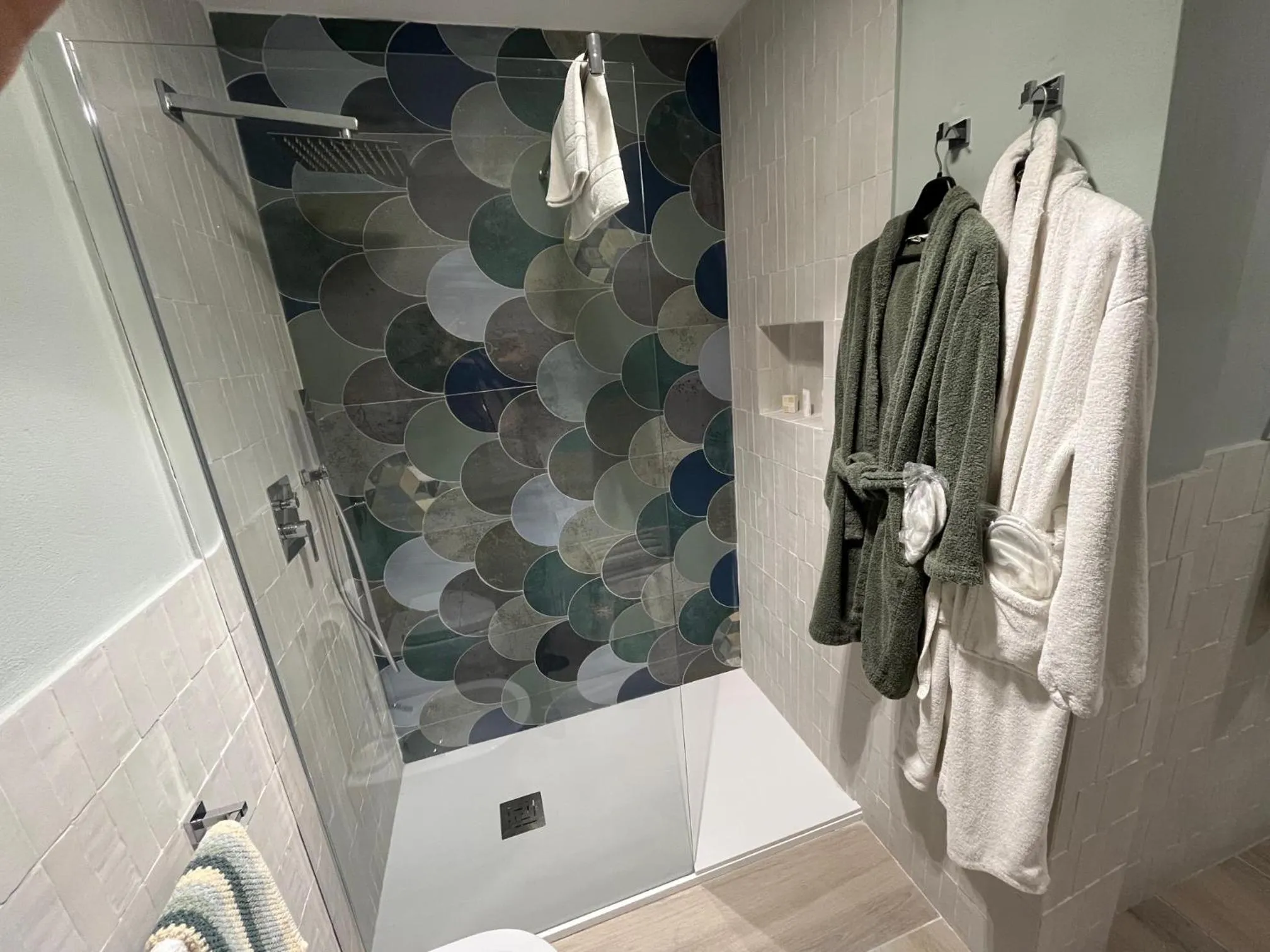 Shower in Hotel Tonnara Trabia