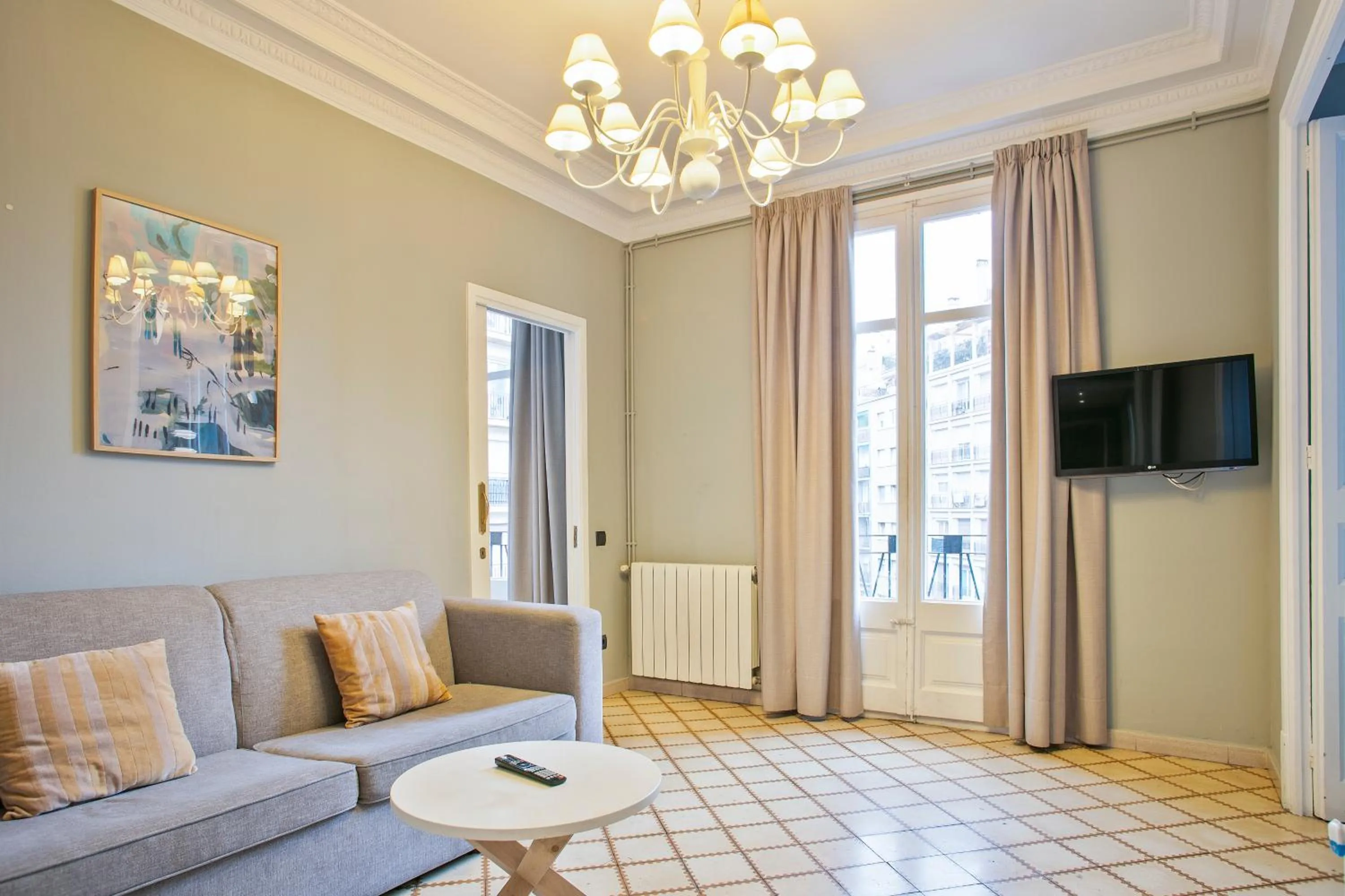 Living room in Numa I Caja Apartments