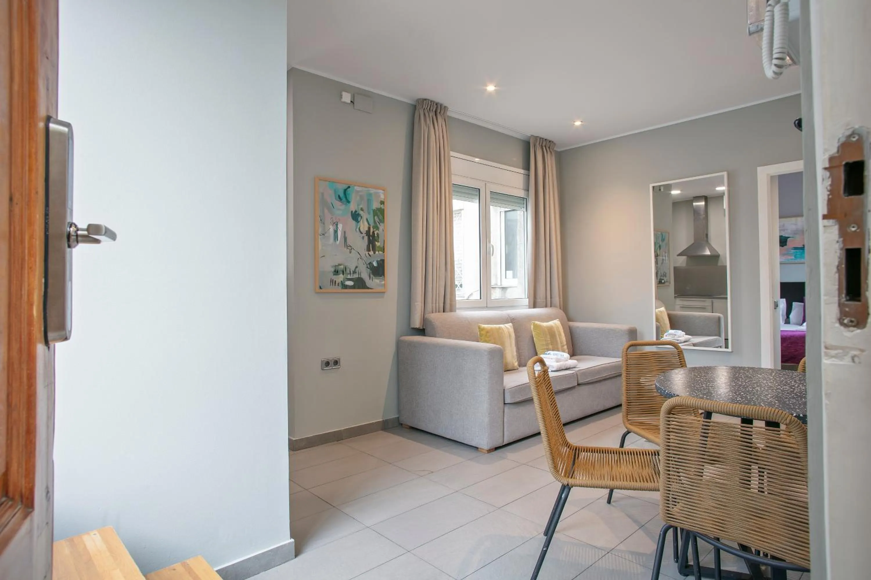 Living room in Numa I Caja Apartments