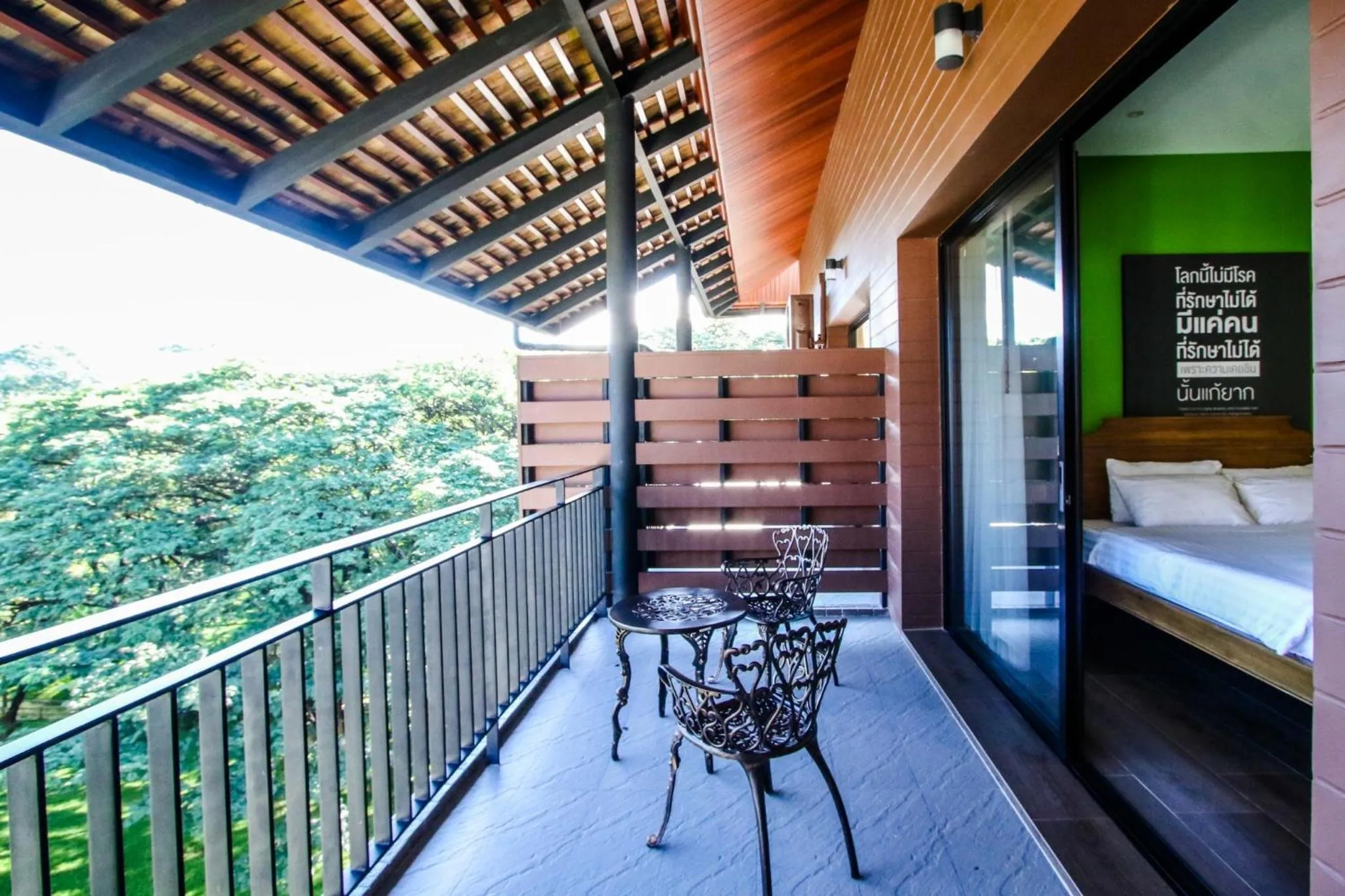 Balcony/Terrace in Rain Tree Khao Yai Hotel