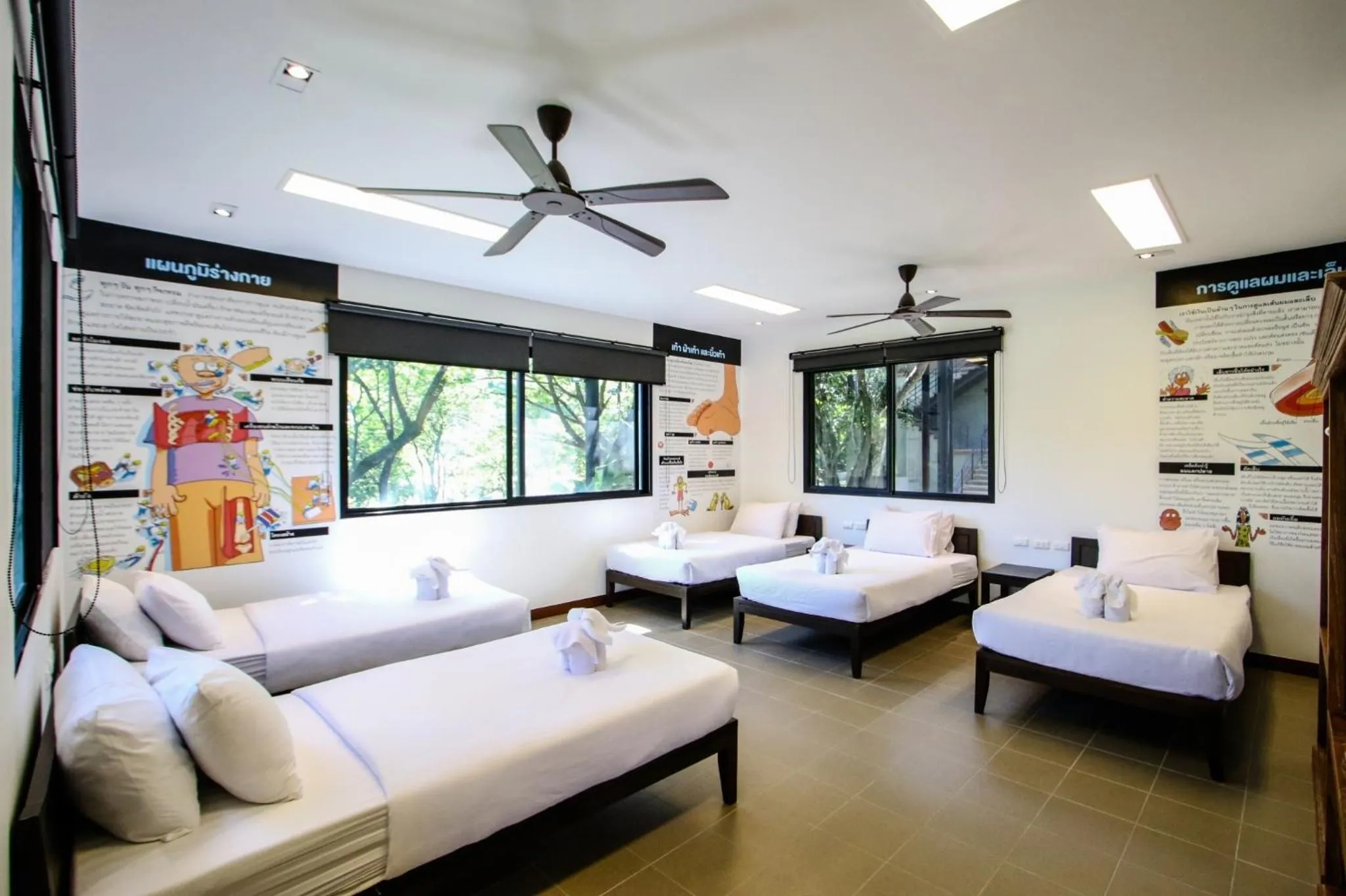 Bed in Rain Tree Khao Yai Hotel