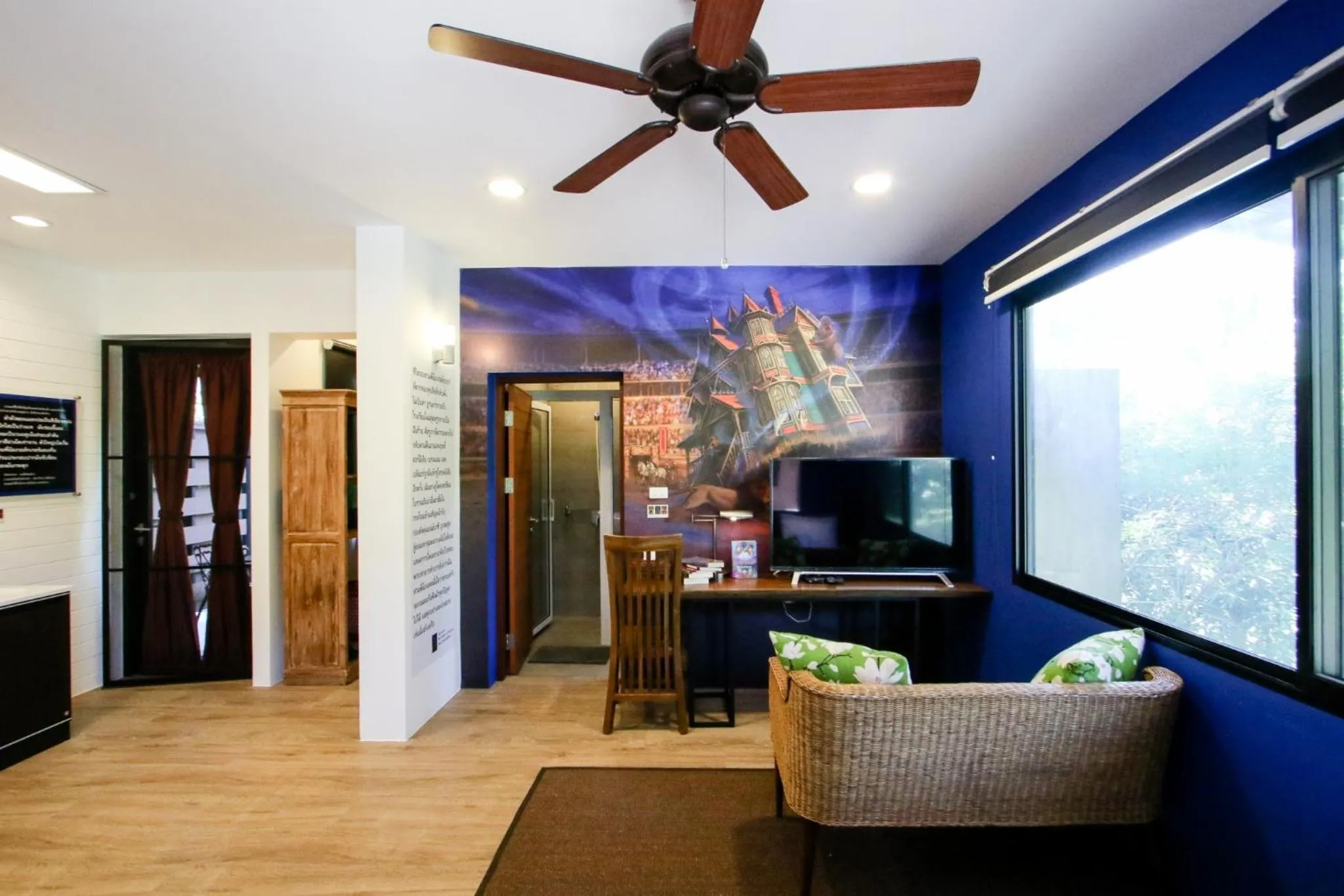 Seating area in Rain Tree Khao Yai Hotel