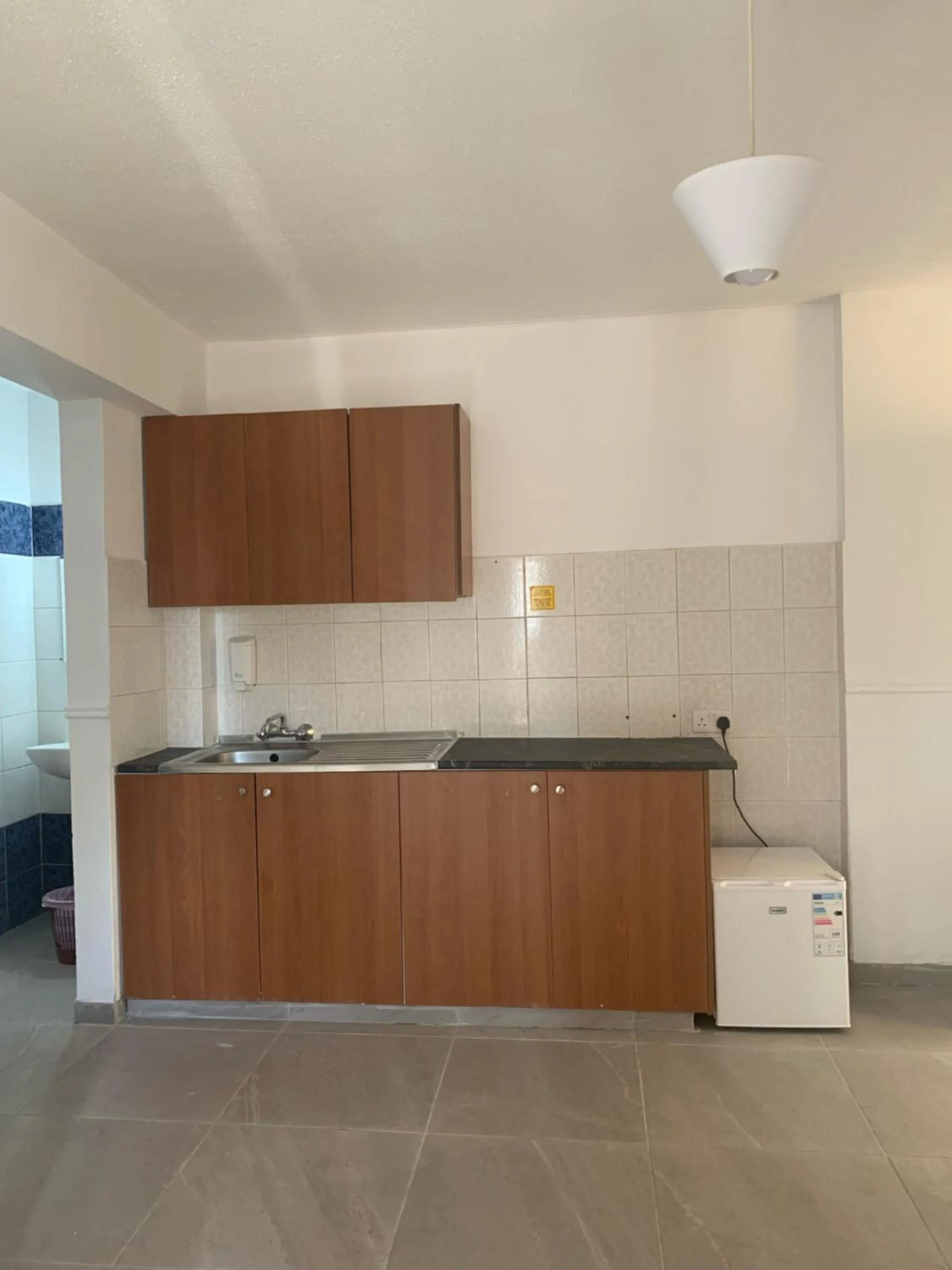 Kitchen or kitchenette in Flora Maria Hotel