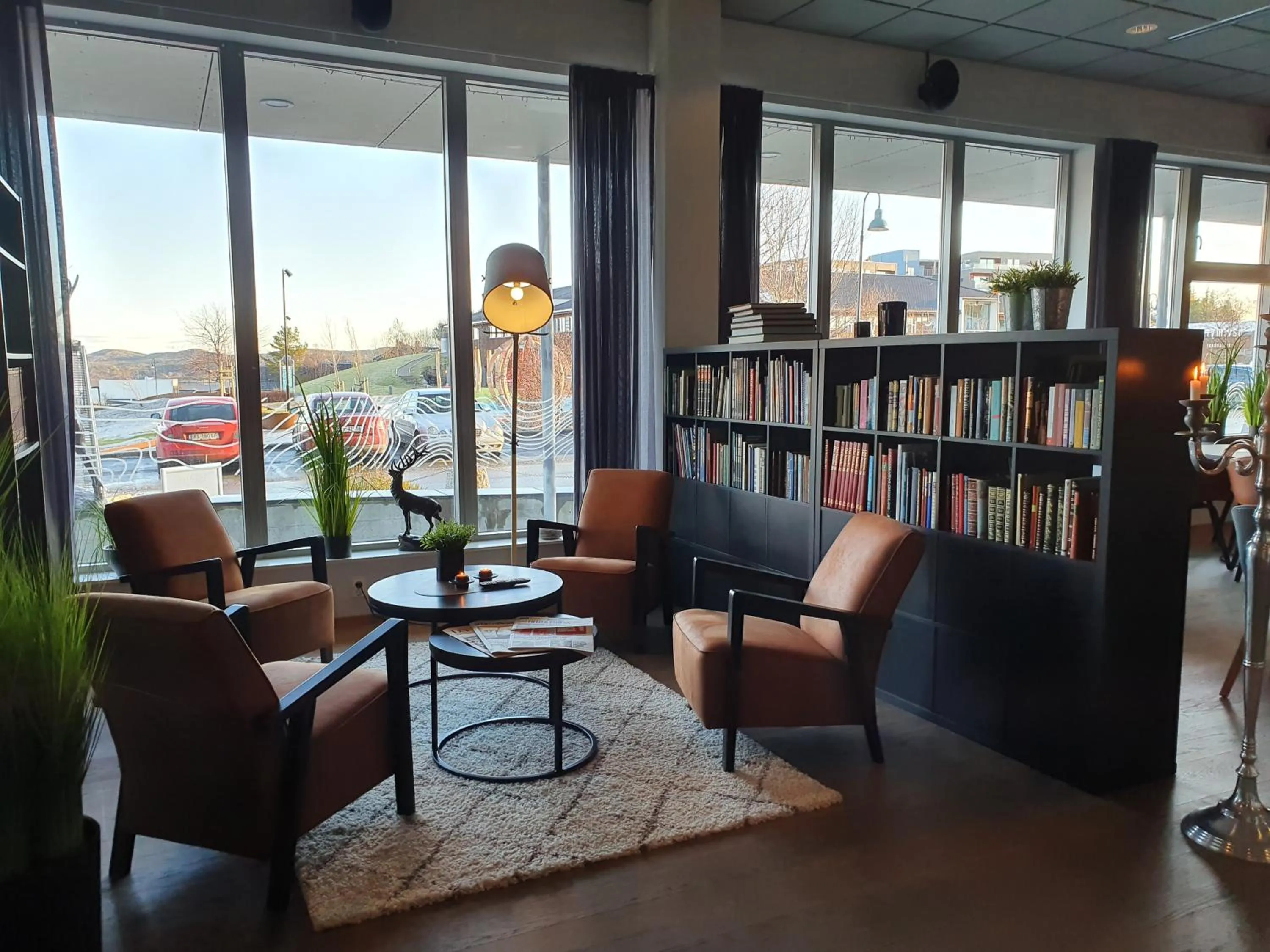 Lobby or reception in Hjorten Hotell Hitra