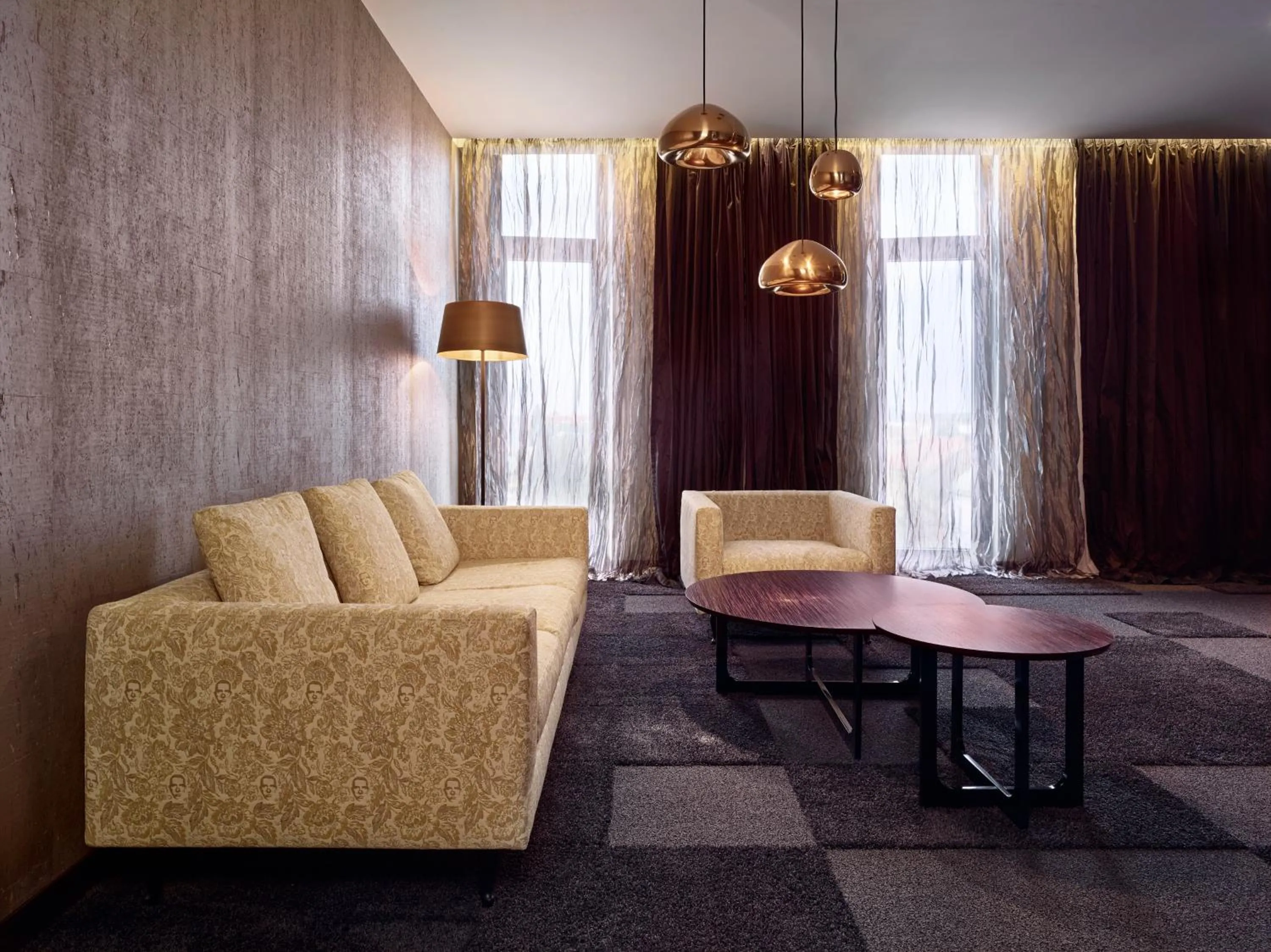 Living room in Theatre Hotel