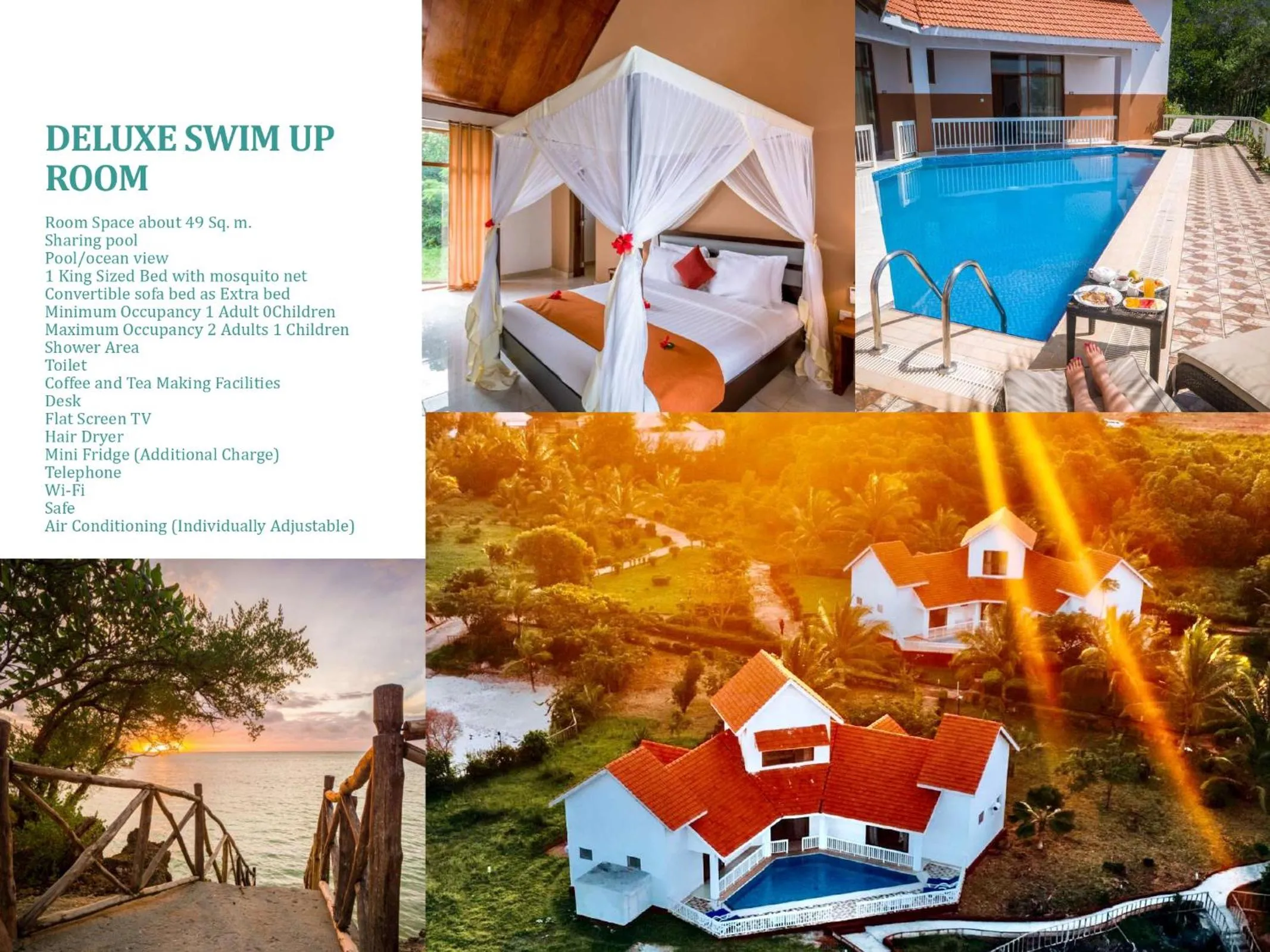 Pool view in Azao Resort & Spa