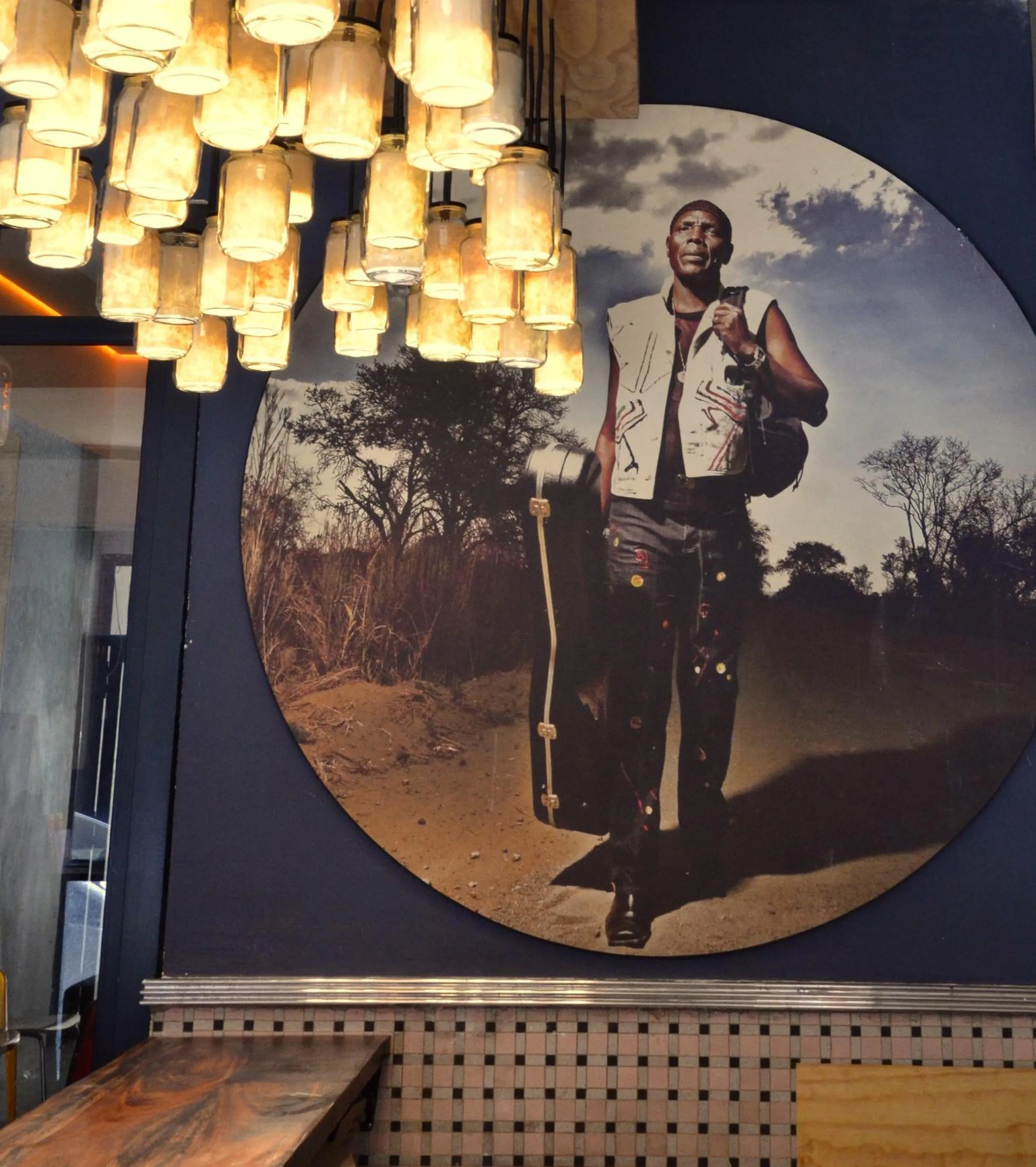 Decorative detail in Bannister Hotel