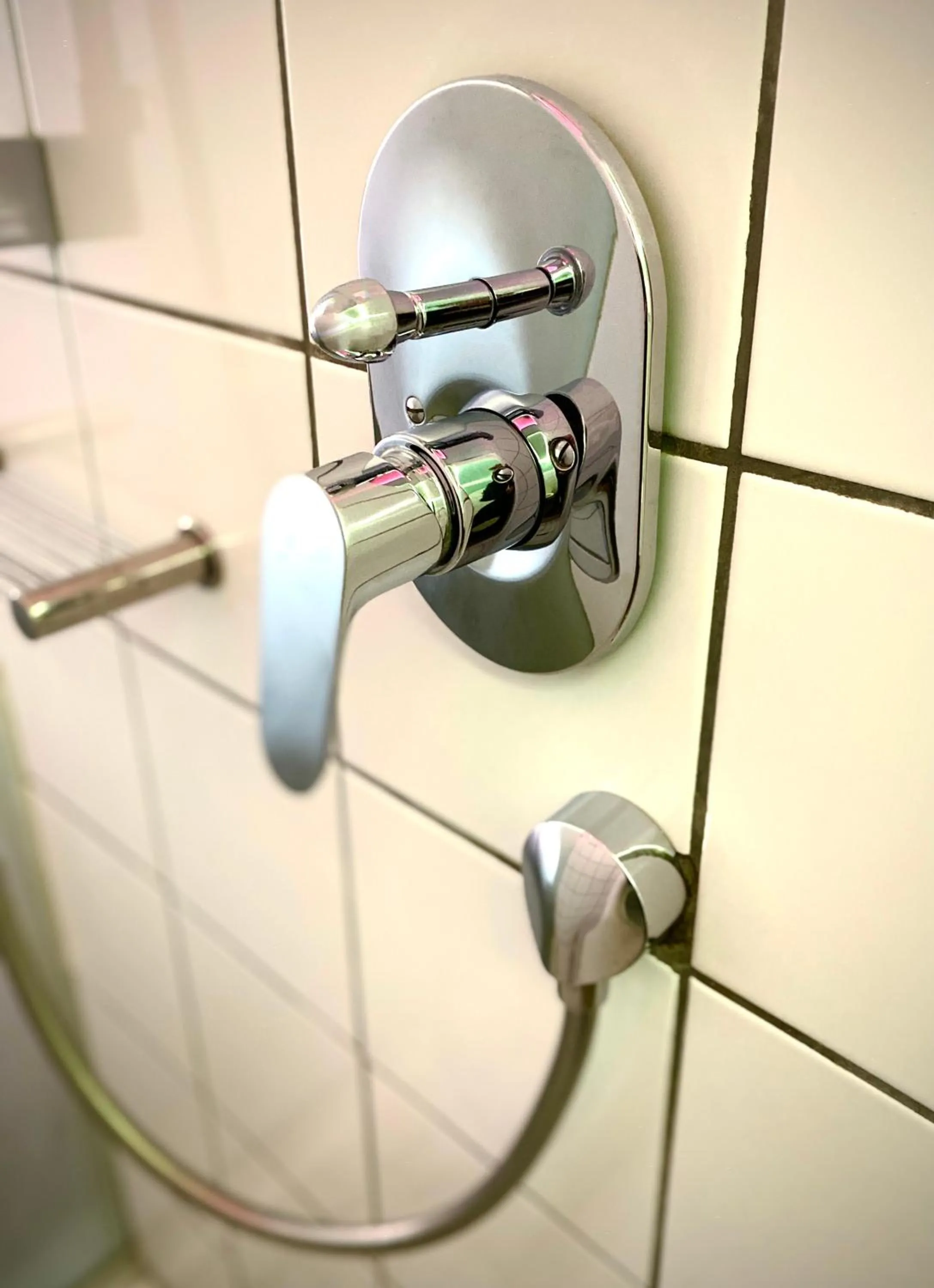 Shower in Bannister Hotel