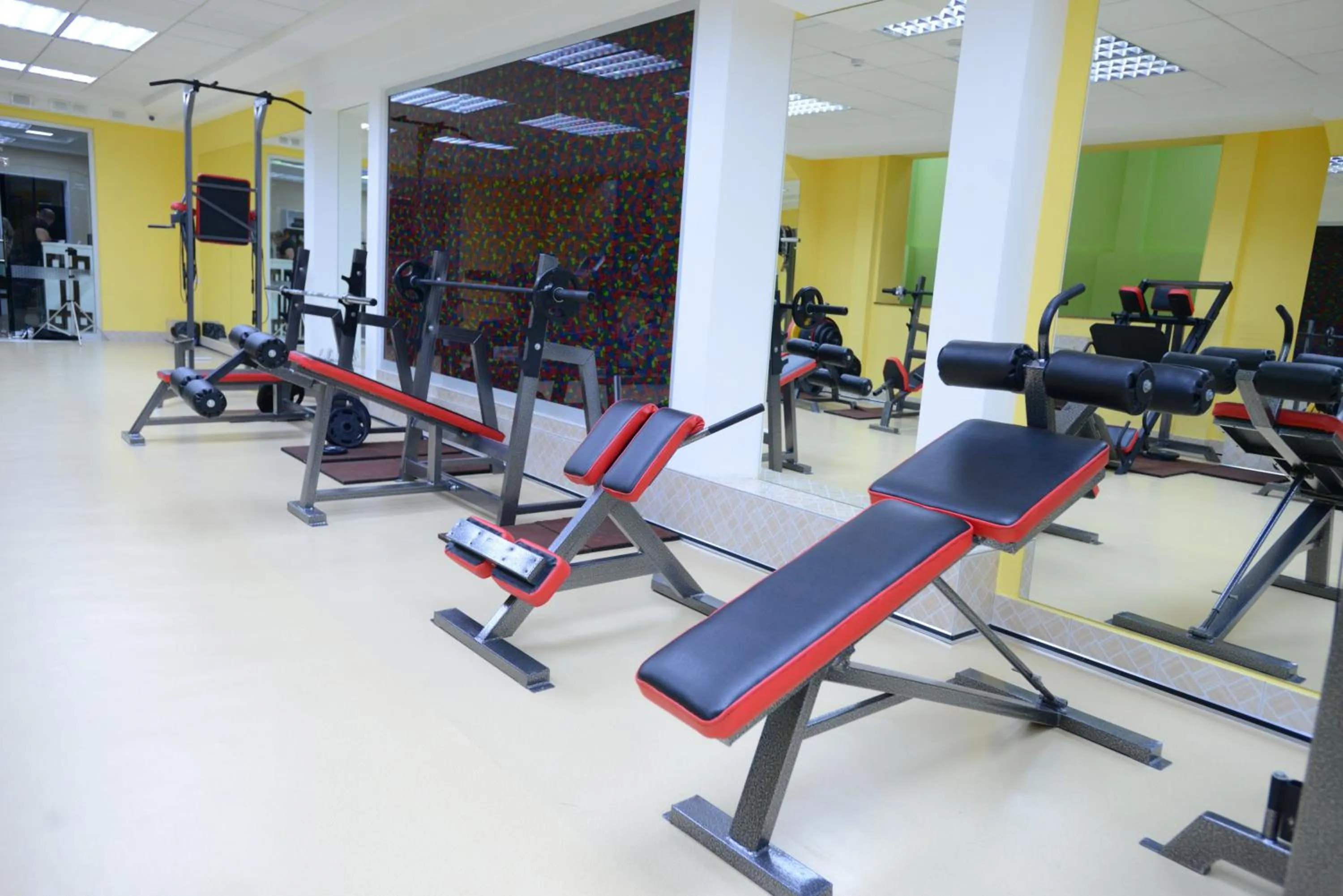Fitness centre/facilities in City Line Boutique Hotel