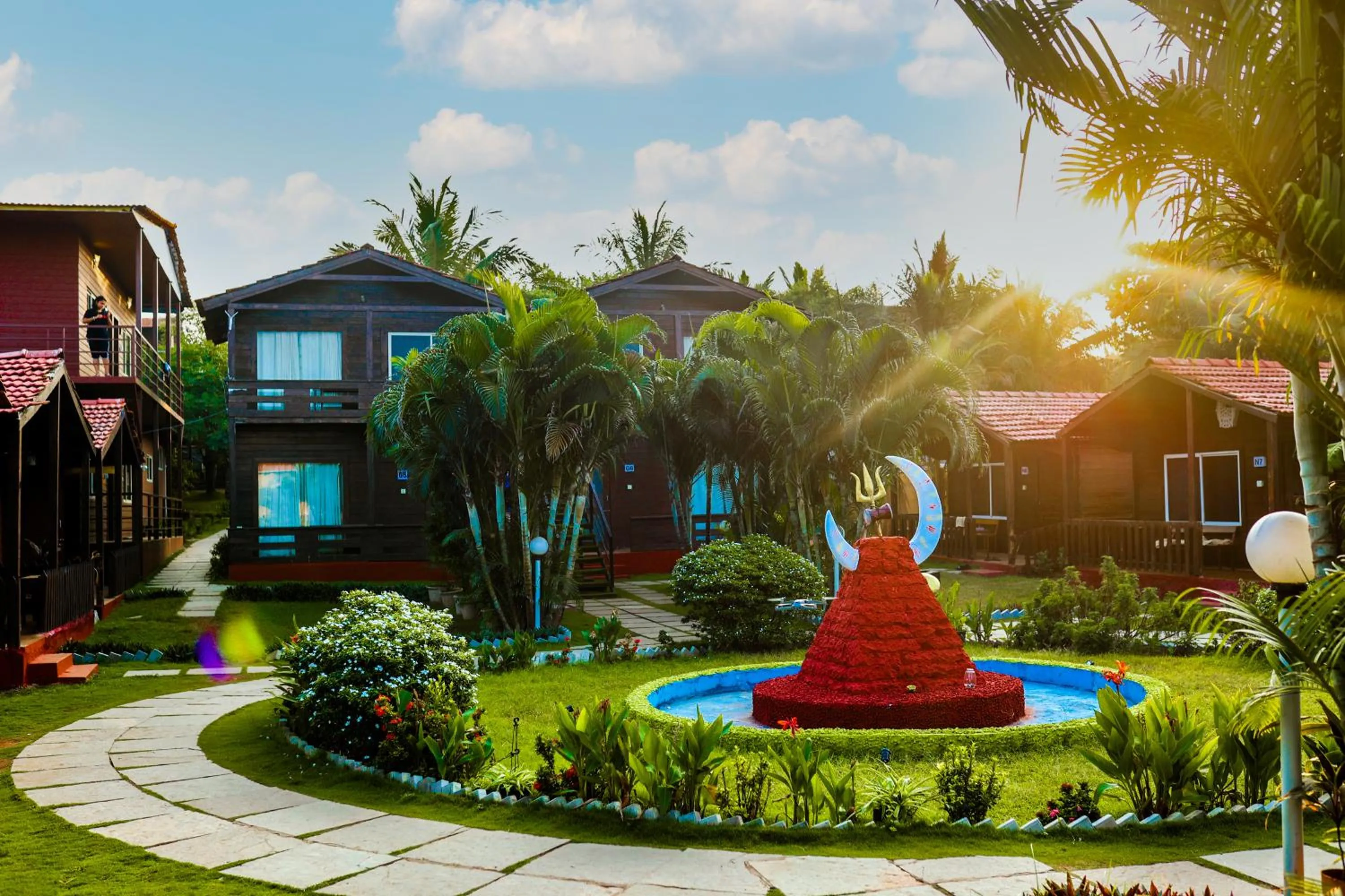 Inner courtyard view in Casa De Silver