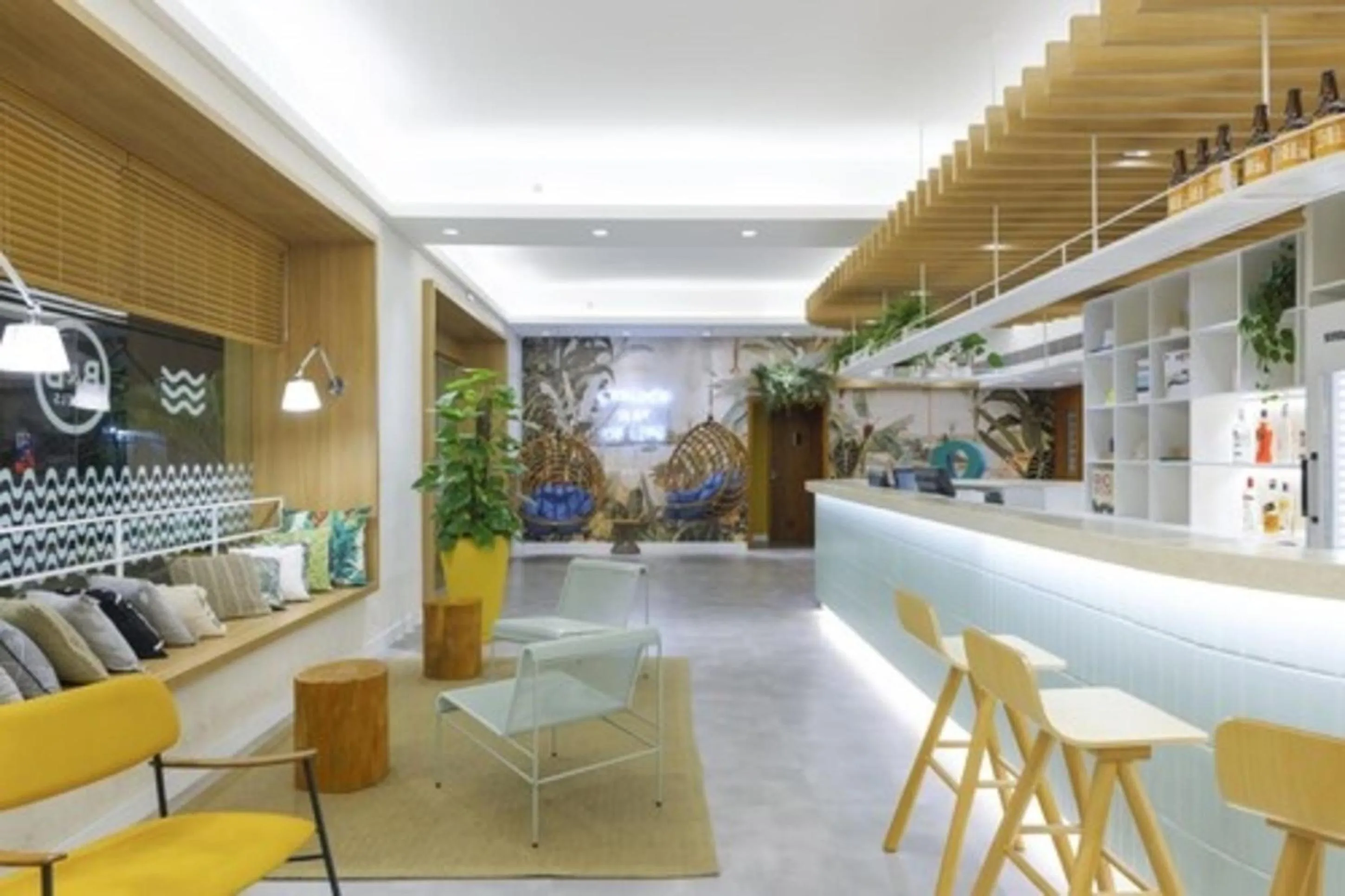 Lobby or reception in B&B HOTEL Rio Copacabana Forte