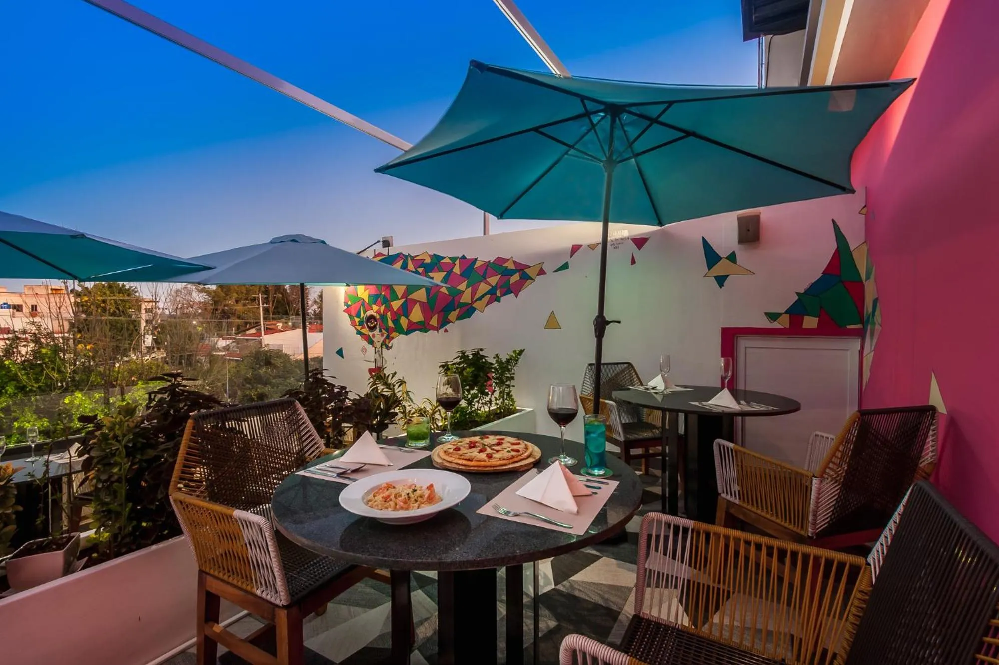 Balcony/Terrace in FCH Hotel Expo Adults only