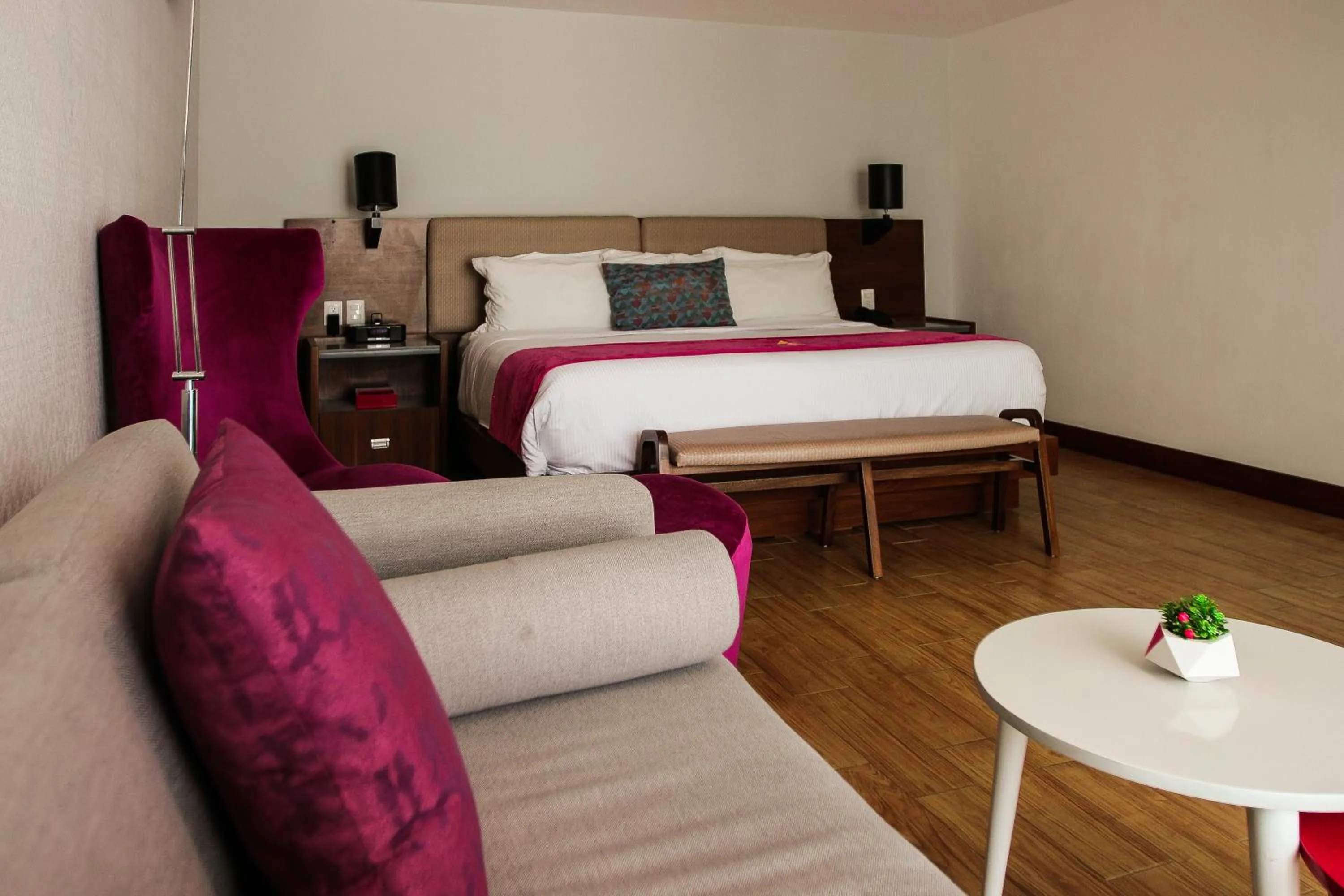 Bed in FCH Hotel Expo Adults only