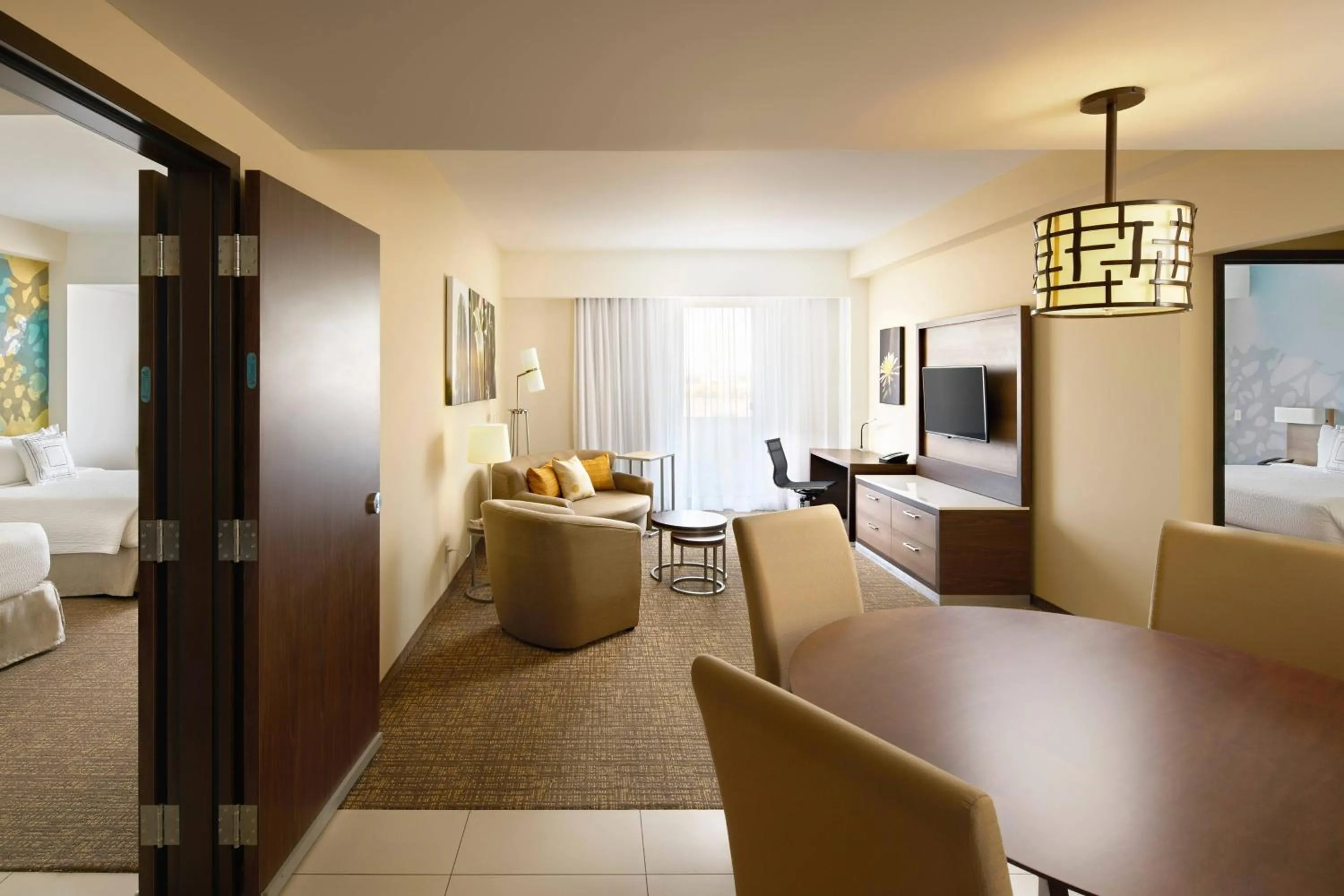 Living room, Bed in Courtyard by Marriott Hermosillo