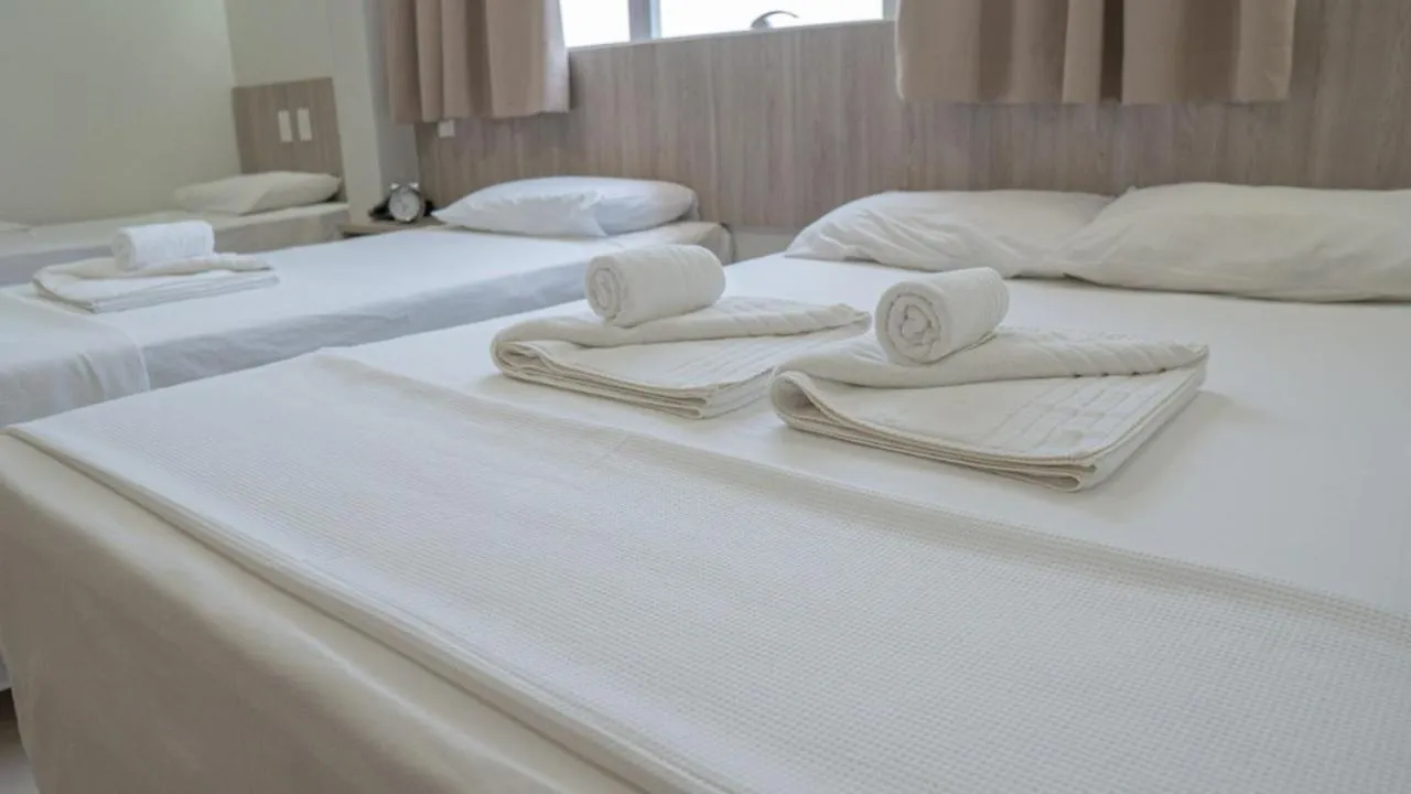 Bedroom, Bed in Oiti Hotel - Gurupi